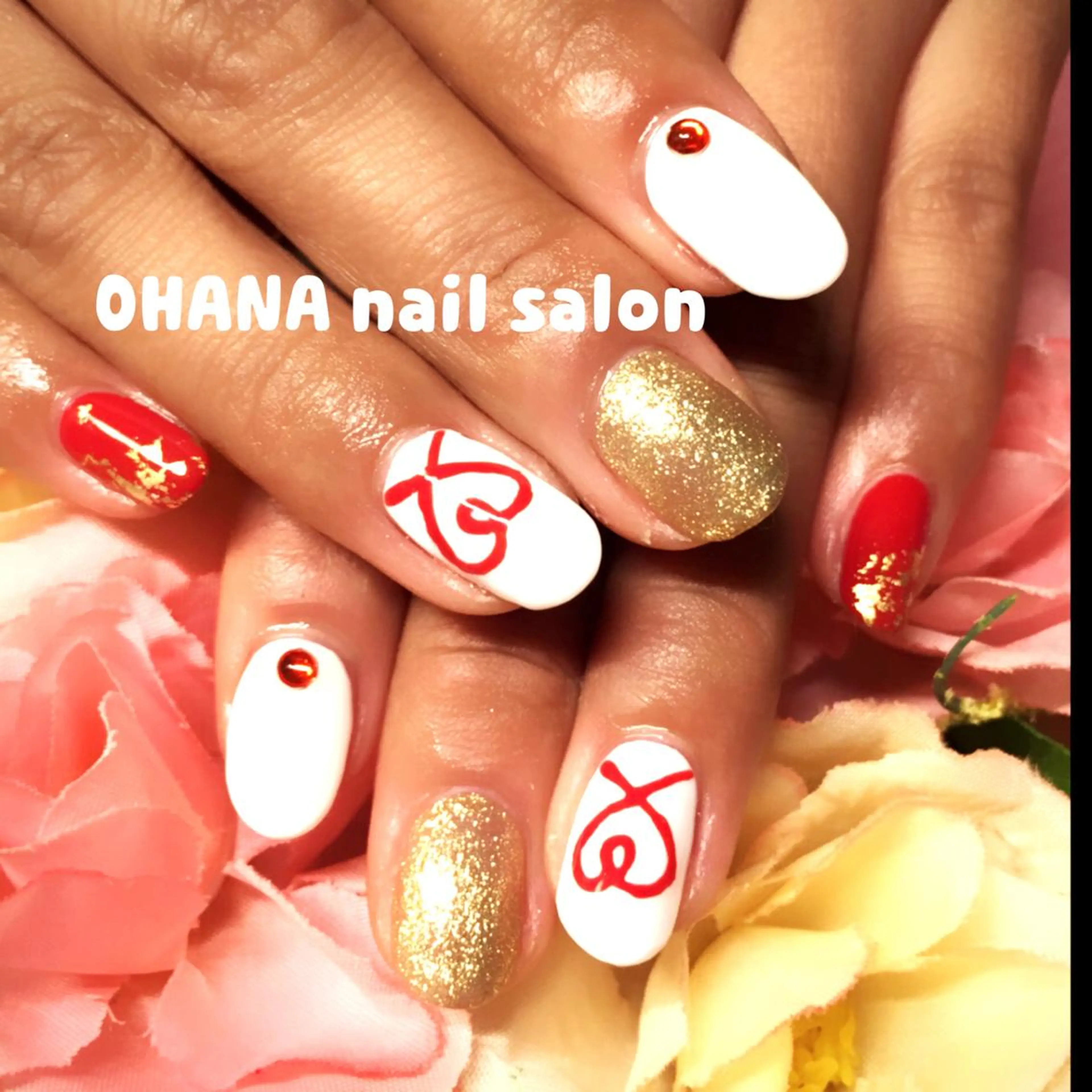 ネイル ジェルネイル ブライダルネイル 那覇🏝️台湾人 ネイリストSHIUのネイルデザイン