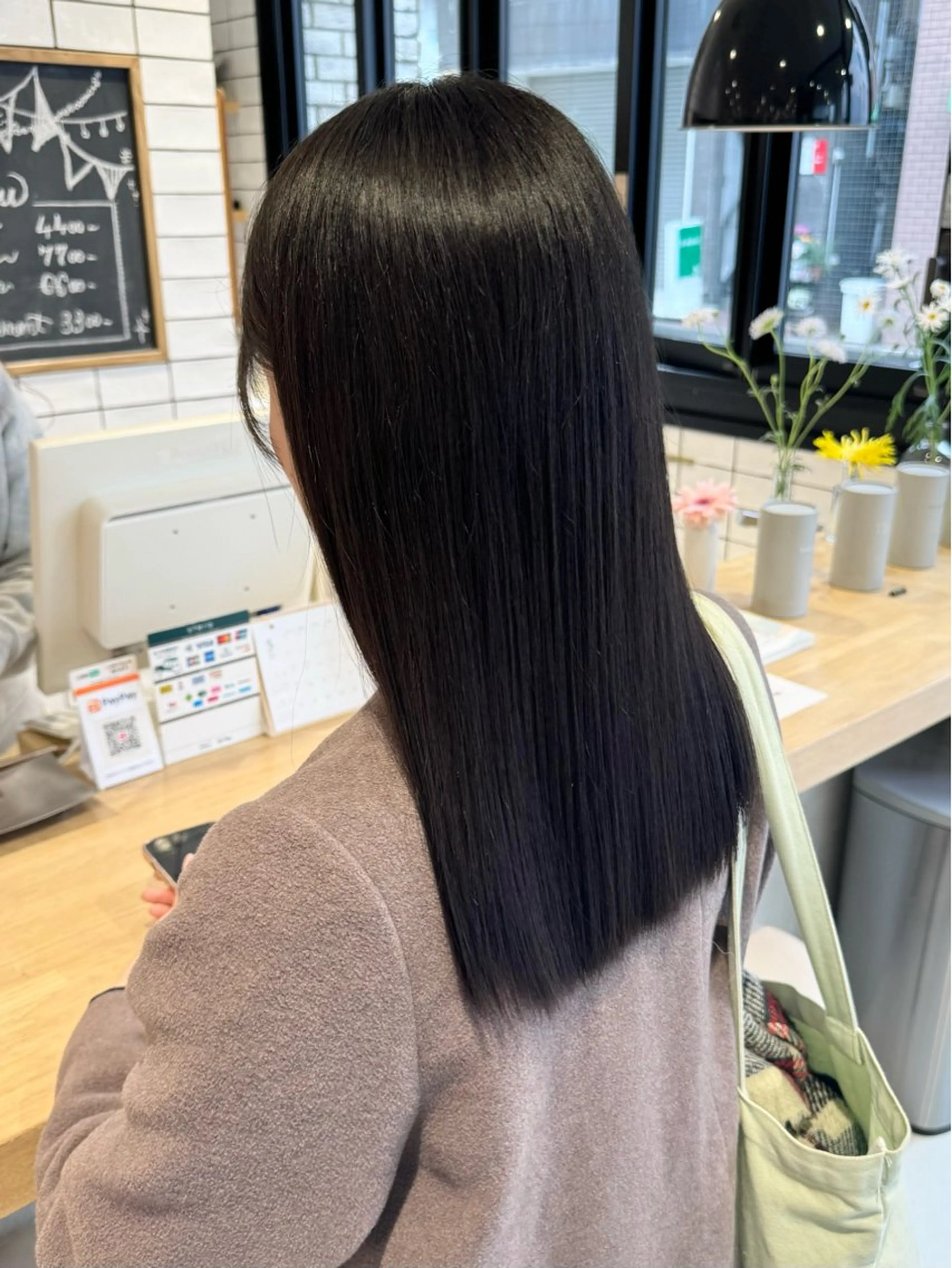 ロング カラー カット ヘアカラー トリートメント 艶カラー/暖色カラー /透明感/ryutoのヘアスタイル