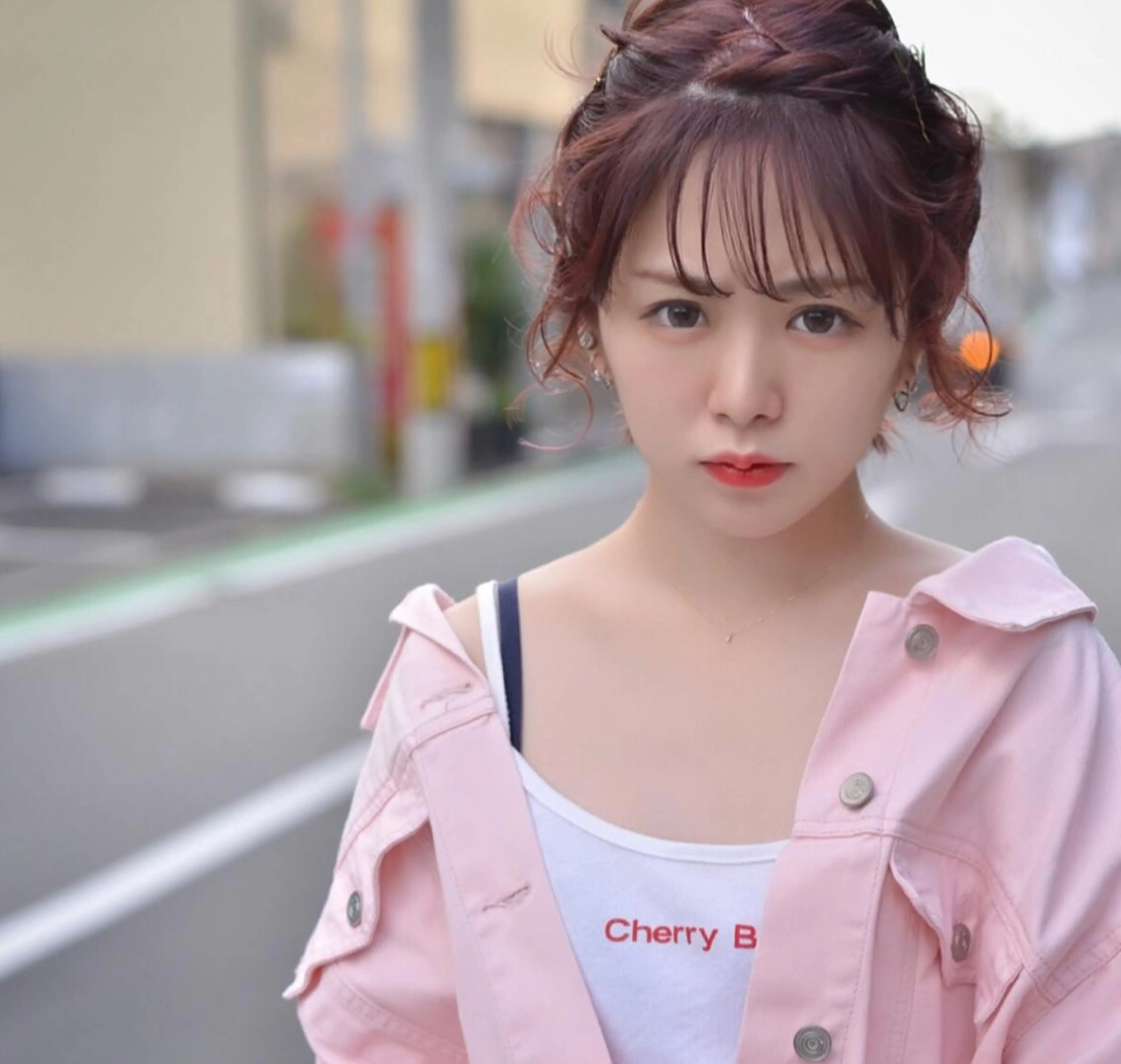 ショート カラー ヘアアレンジ ピンクカラー ショートヘア autre所属・大久保 ひでなりのヘアスタイル