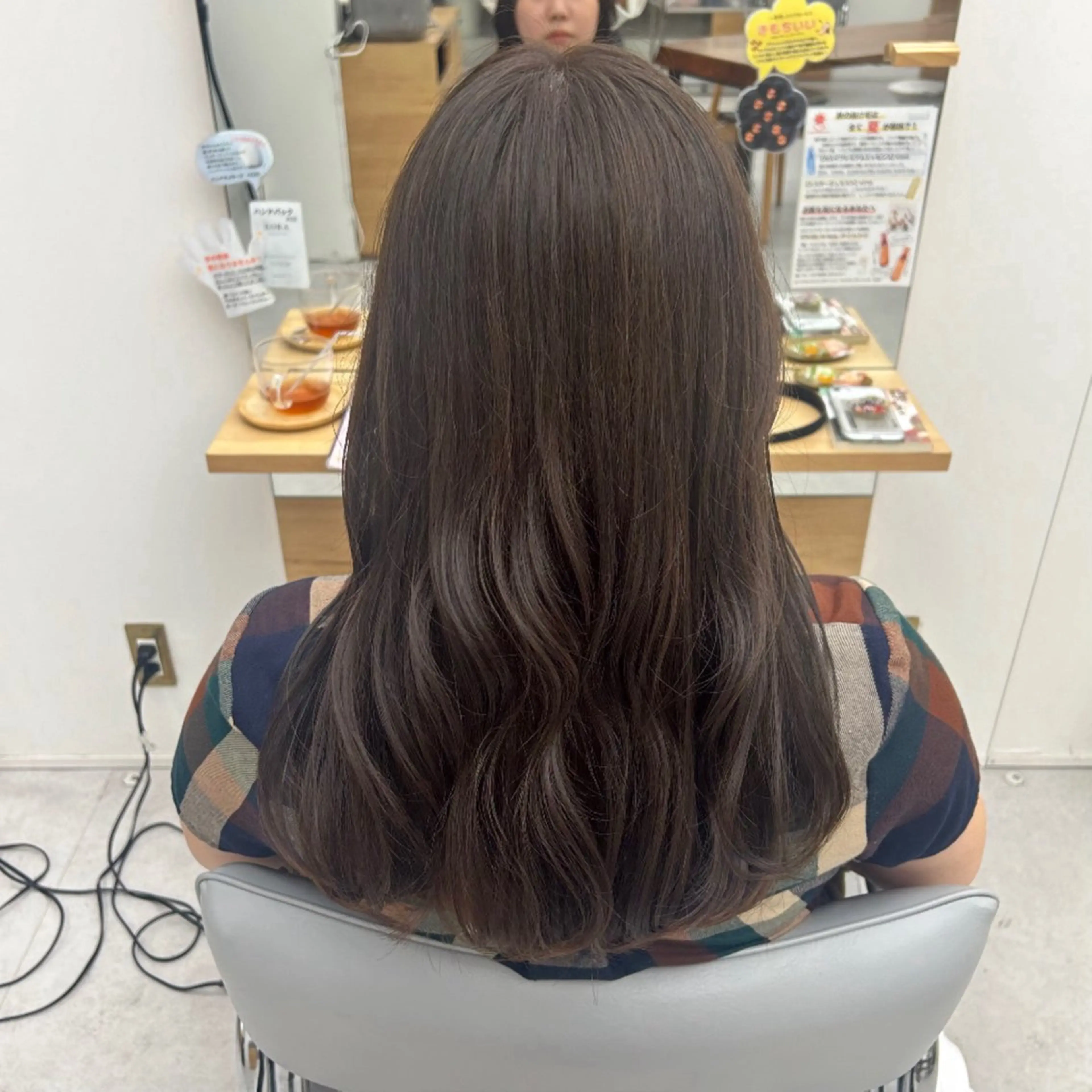 ロング カラー カット ヘアカラー トリートメント [透明感カラ ー🥣💕]高木愛理のヘアスタイル