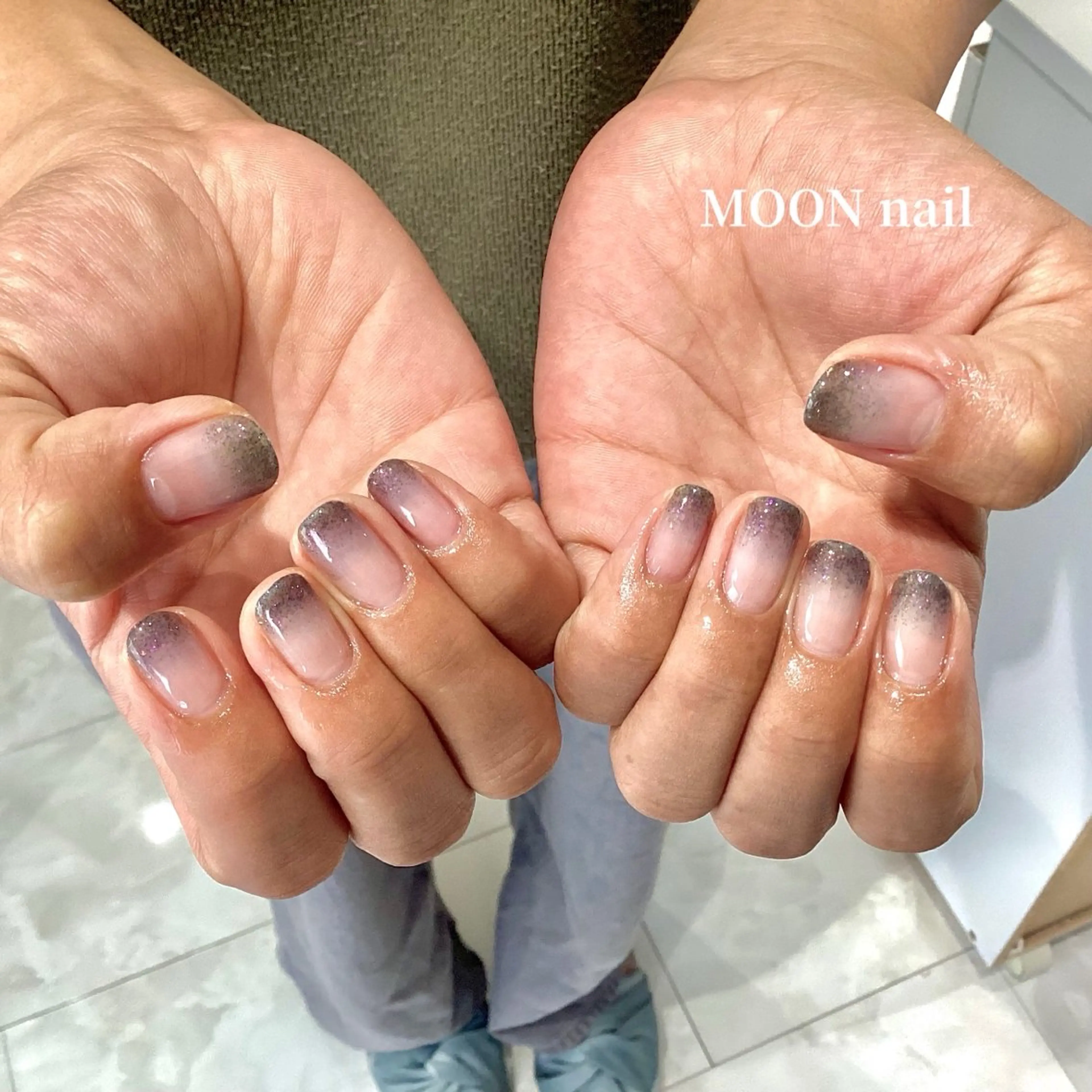 ネイル フラッシュネイル ハンドネイル 浦添 MOON  nailのネイルデザイン
