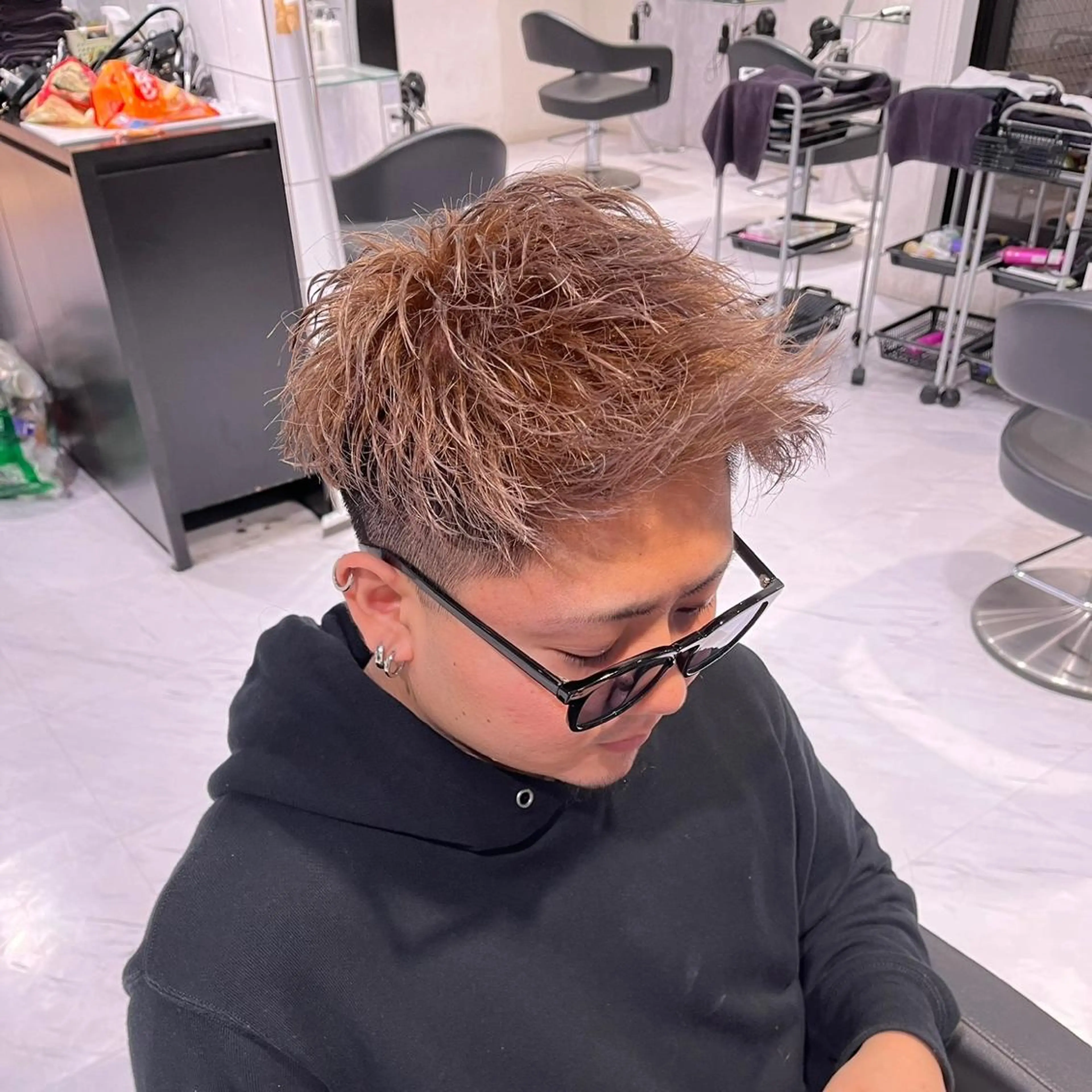カラー メンズ 🔥メンズカット＋パ ーマ🔥菊池一真のヘアスタイル