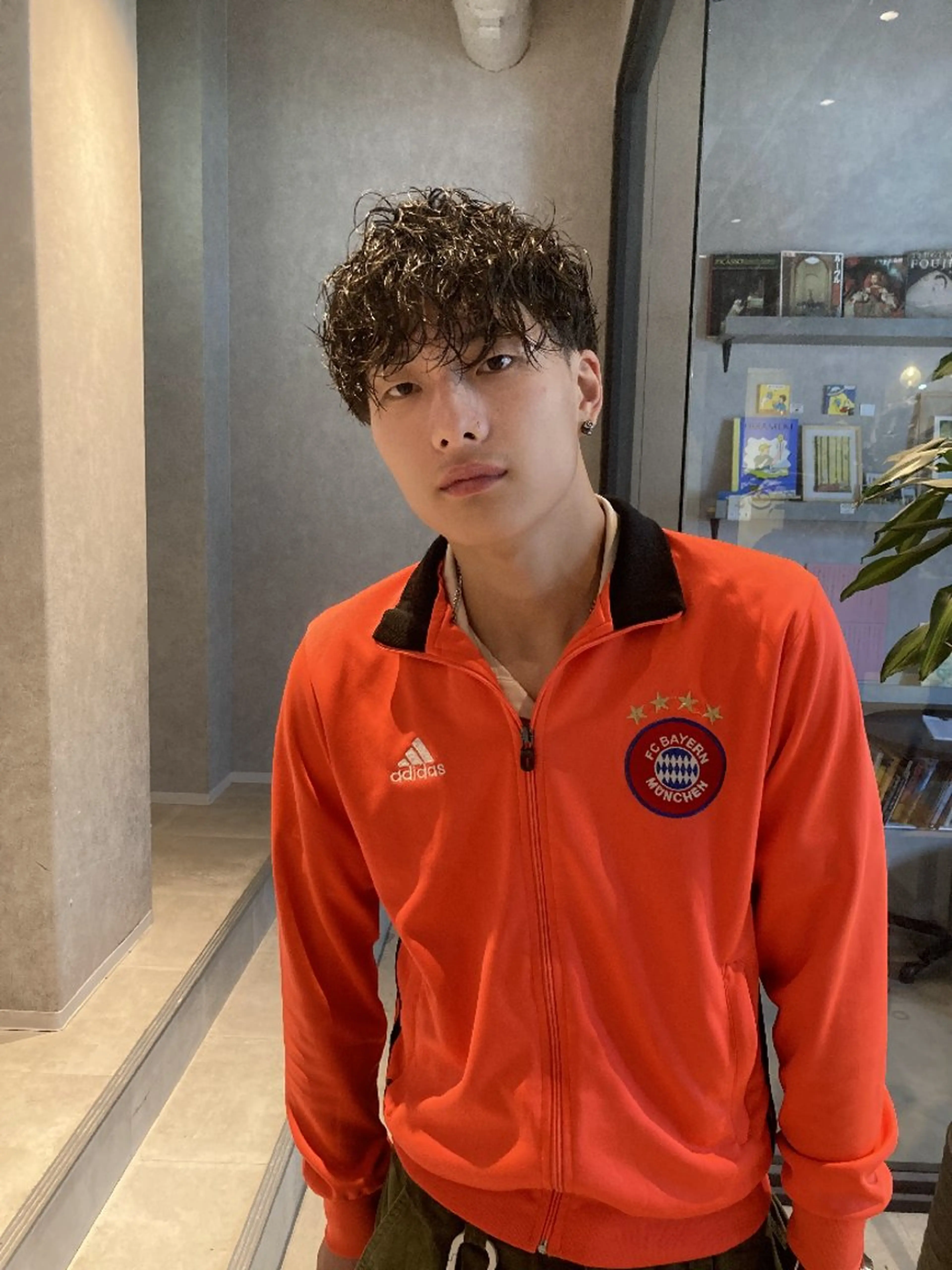 ショート パーマ カット パーマ 植村 篤嗣のヘアスタイル