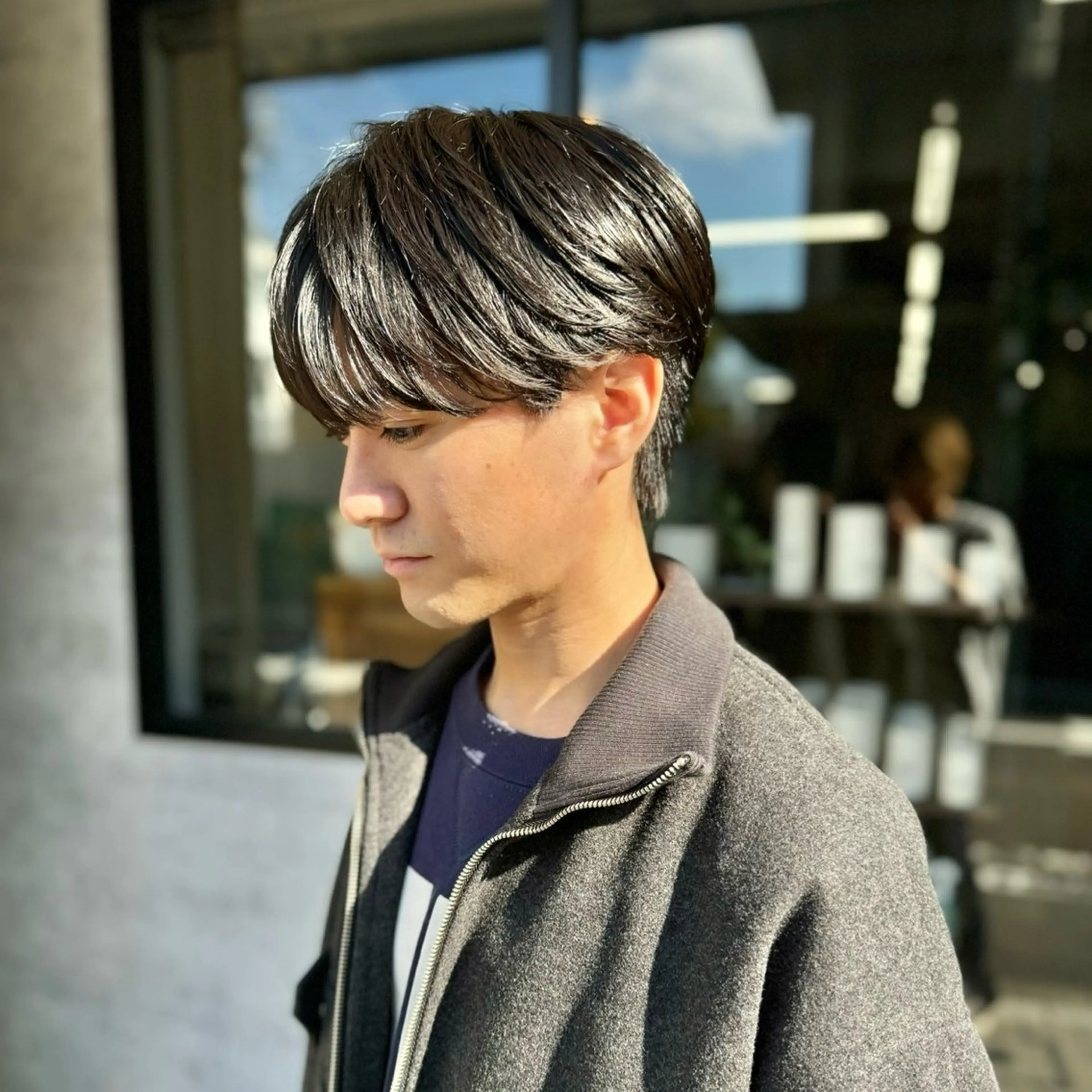 メンズ メンズ韓国風 マッシュ シースルーマッシュ hair salon darts所属・髪質改善/美髪ケア ✨岡野右京のヘアスタイル