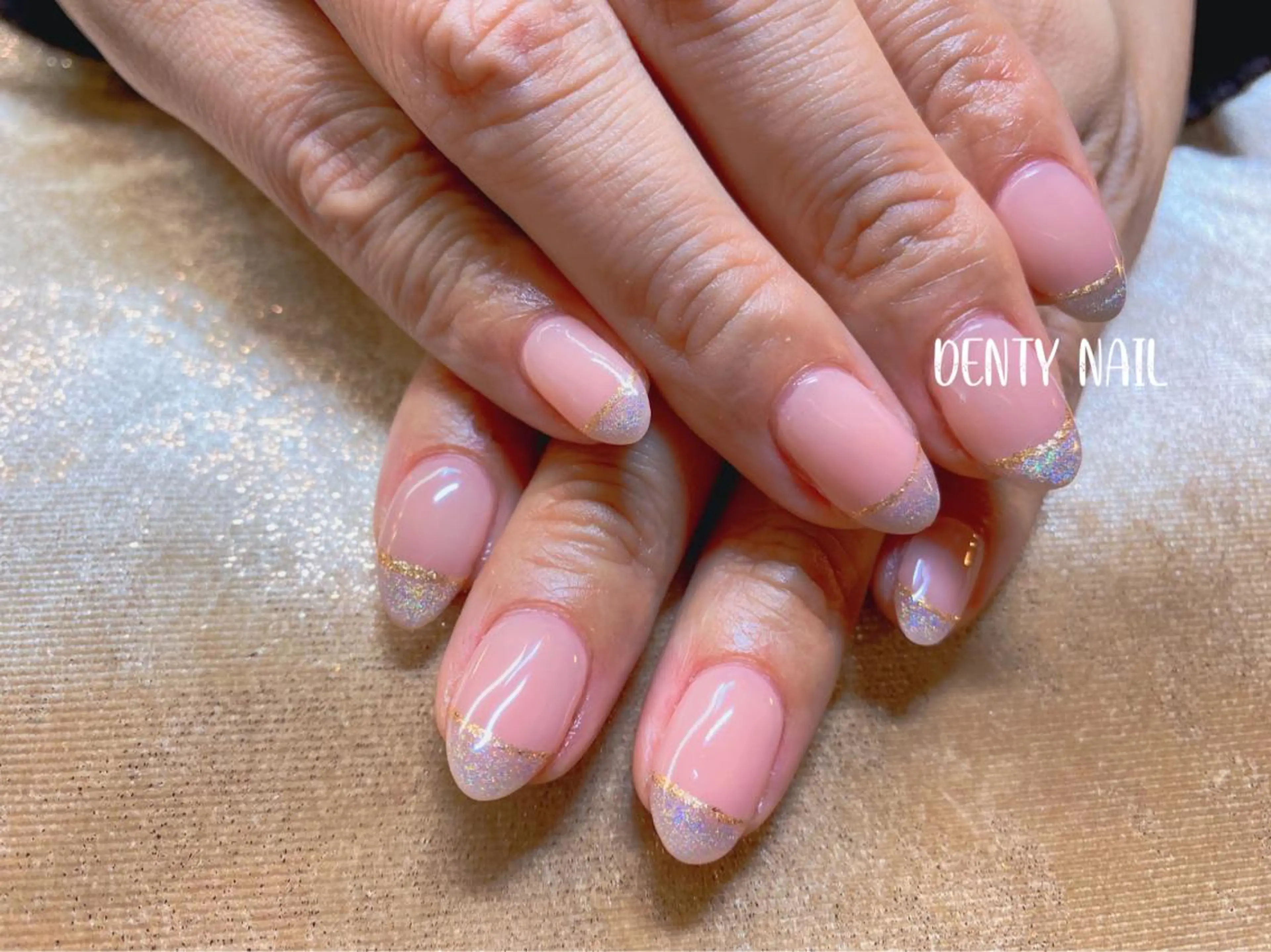 ネイル フレンチネイル マグネットネイル マグネットフレンチ DENTY NAIL所属・DENTY NAIL -ArtRoom-のネイルデザイン