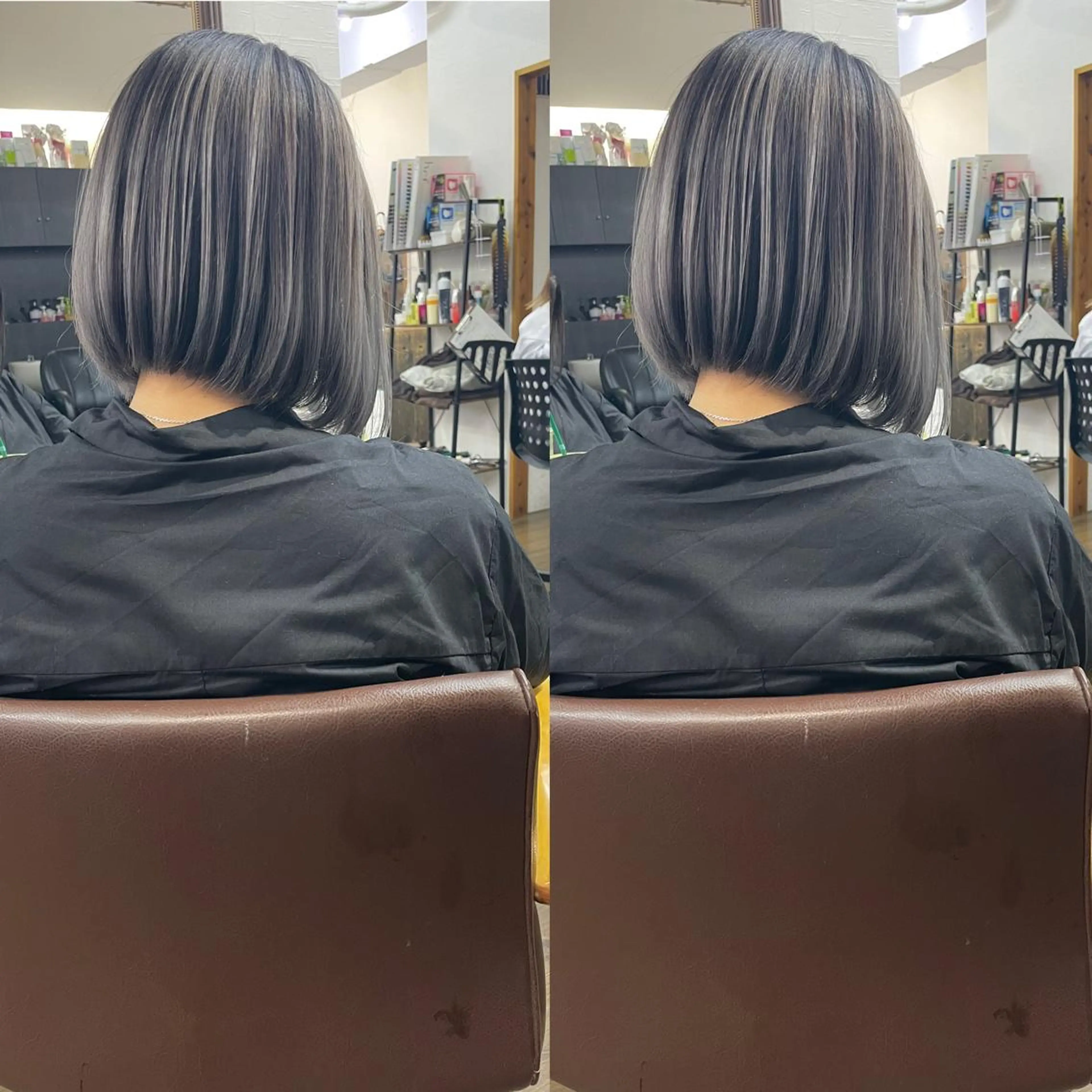 ショート カラー ヒカ/外国人風 デザインカラーのヘアスタイル