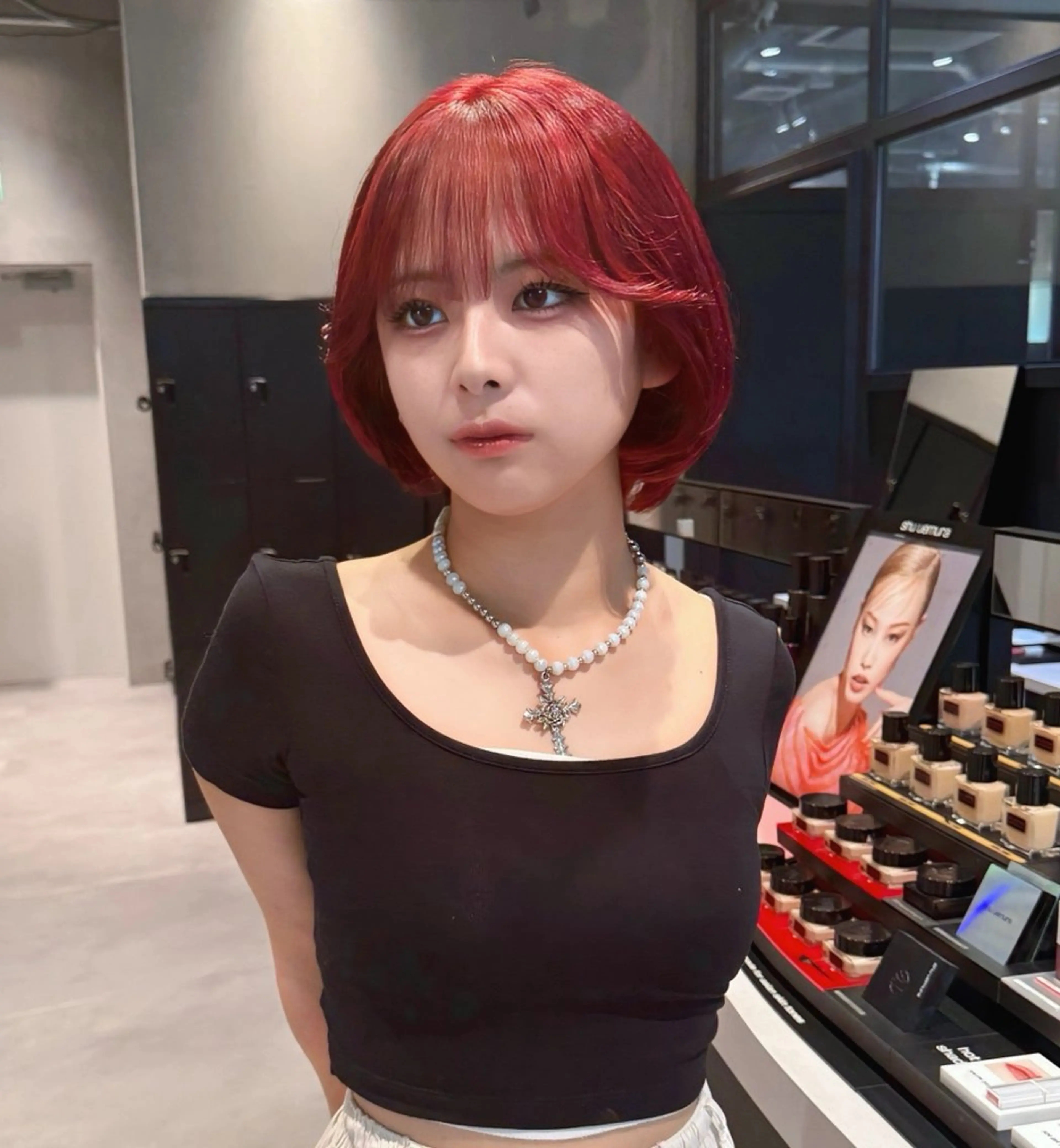 【ボブの方＆カット2cm以上できる方限定✂️】髪質改善カラー＋トリートメント🌿ワンカラー¥4000✨の写真
