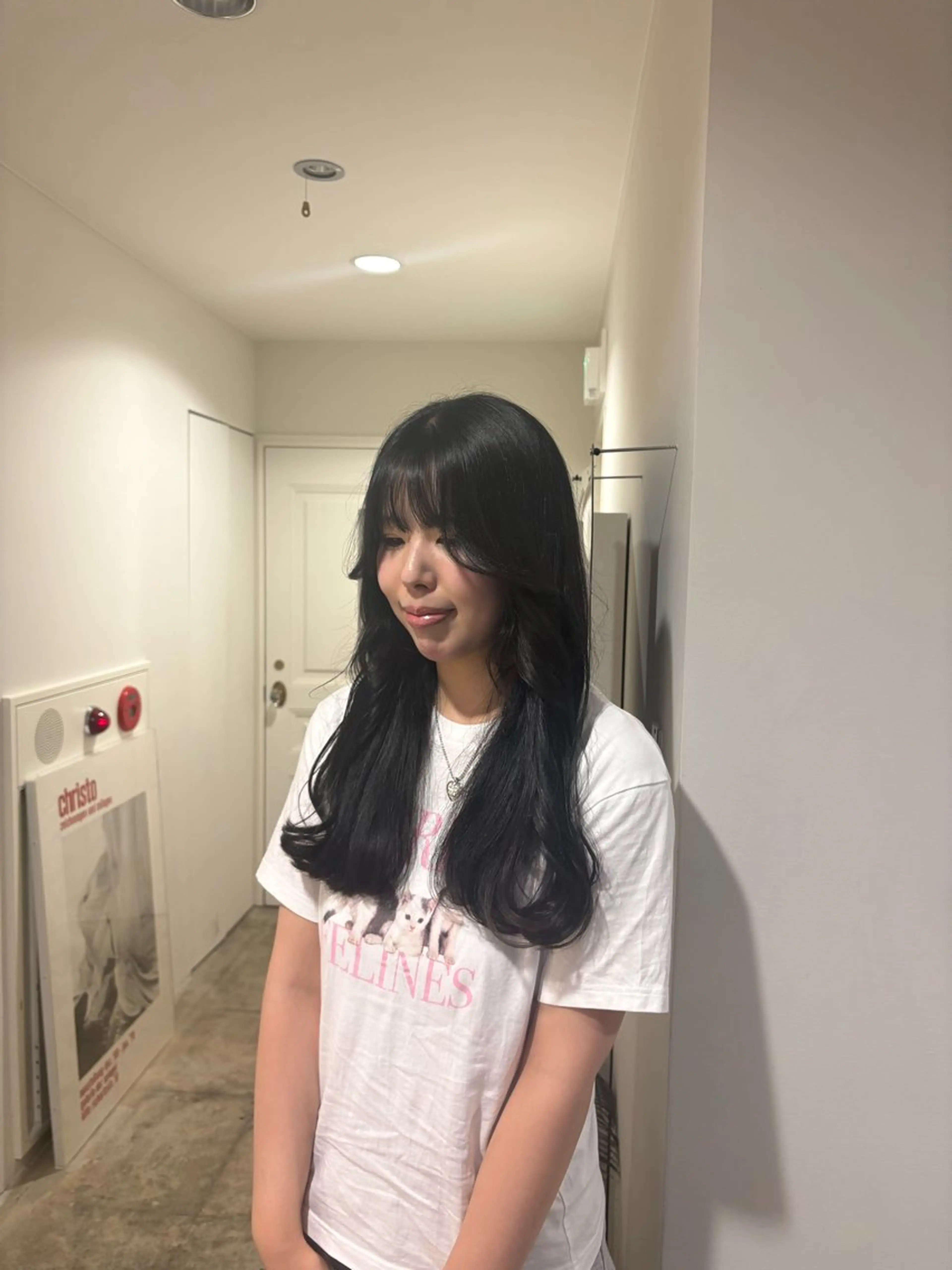 ロング カット ヘアカラー トリートメント ヨシノ　ヒメカ /大阪美容室のヘアスタイル