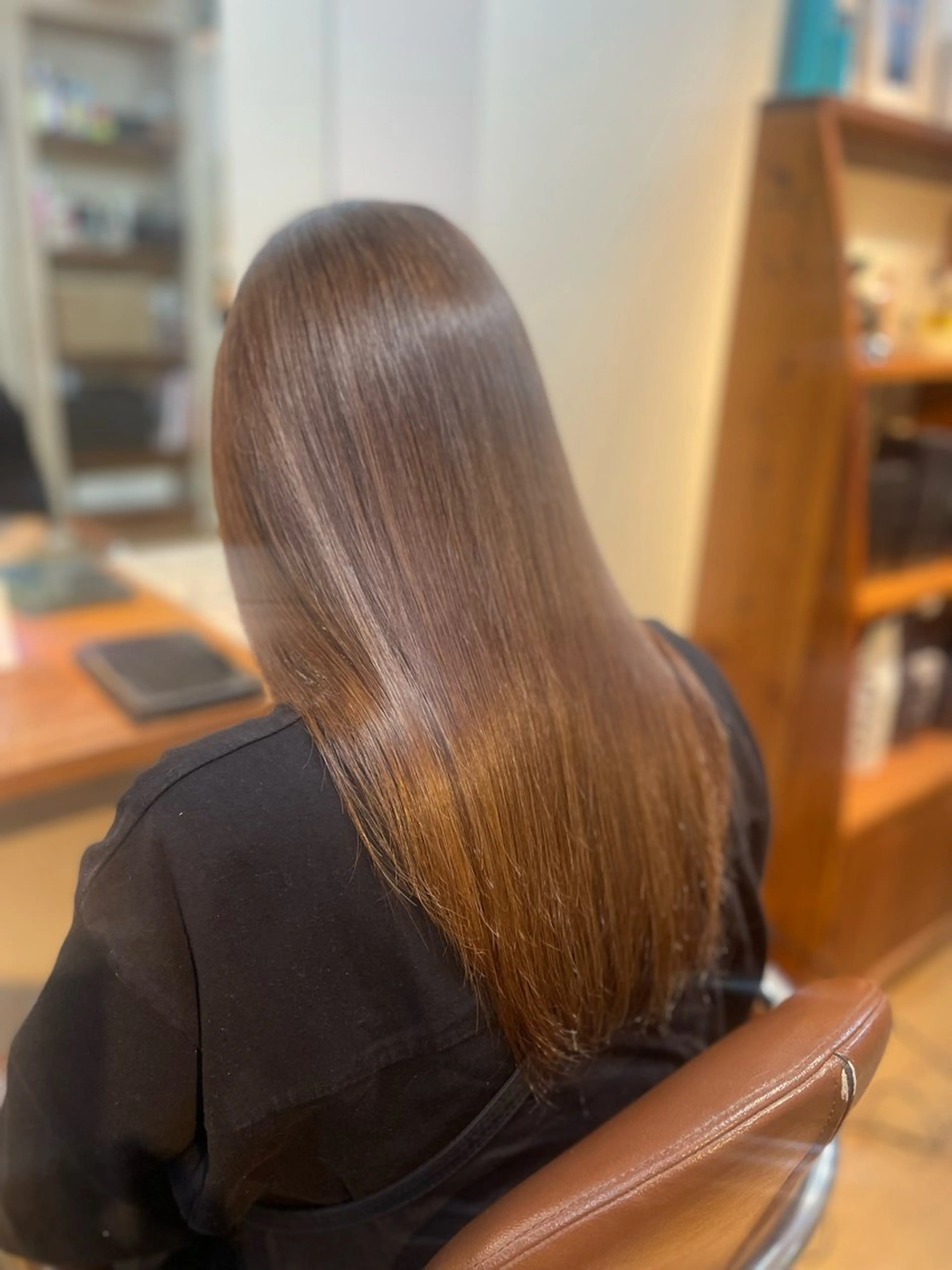 ロング カラー ベージュカラー Loops 北山田所属・すなが/ カットモデル募集中のヘアスタイル