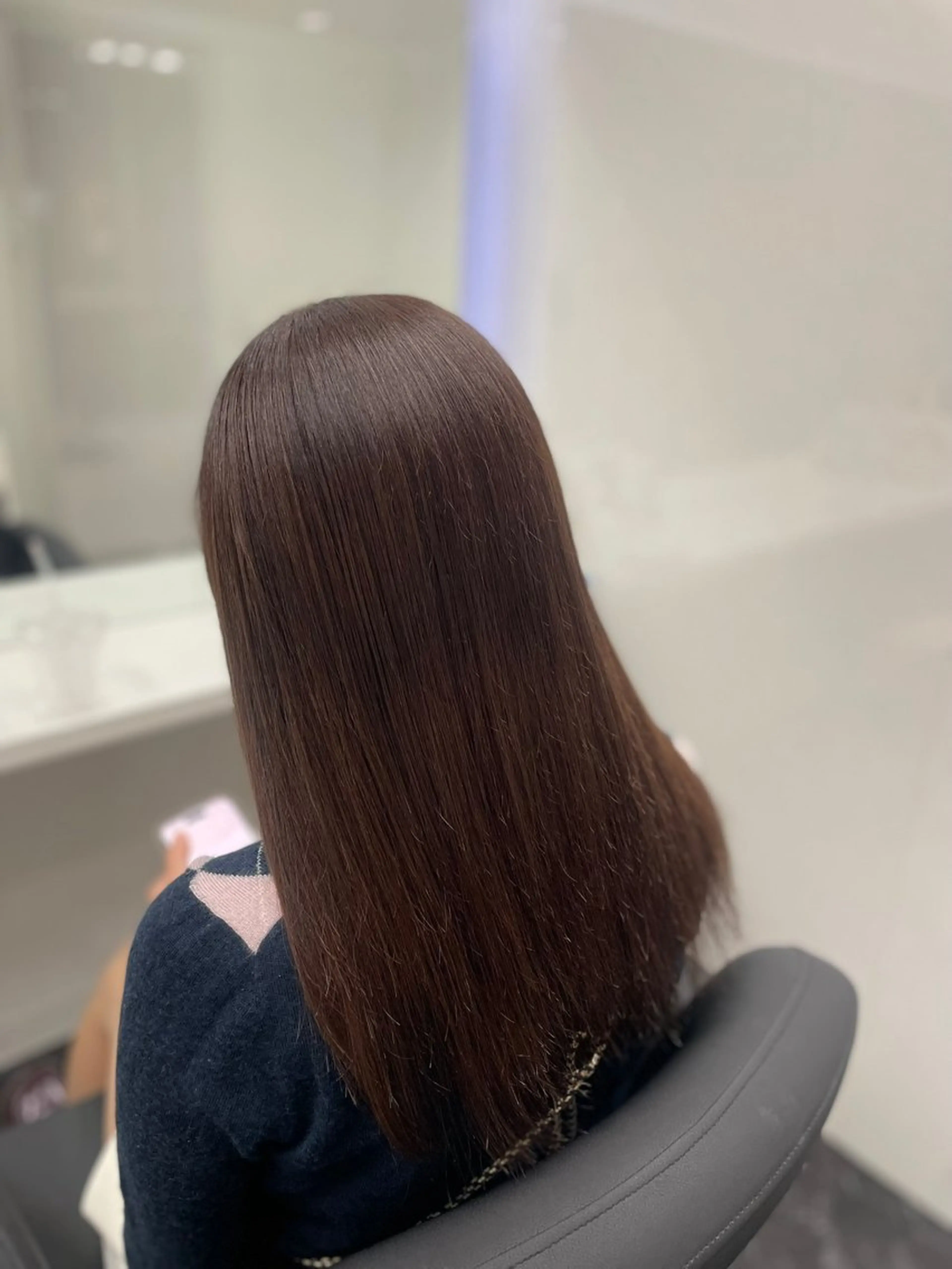 ロング カラー 髪質改善 トリートメント Blue所属・韓国ヘア🇰🇷 りさのヘアスタイル