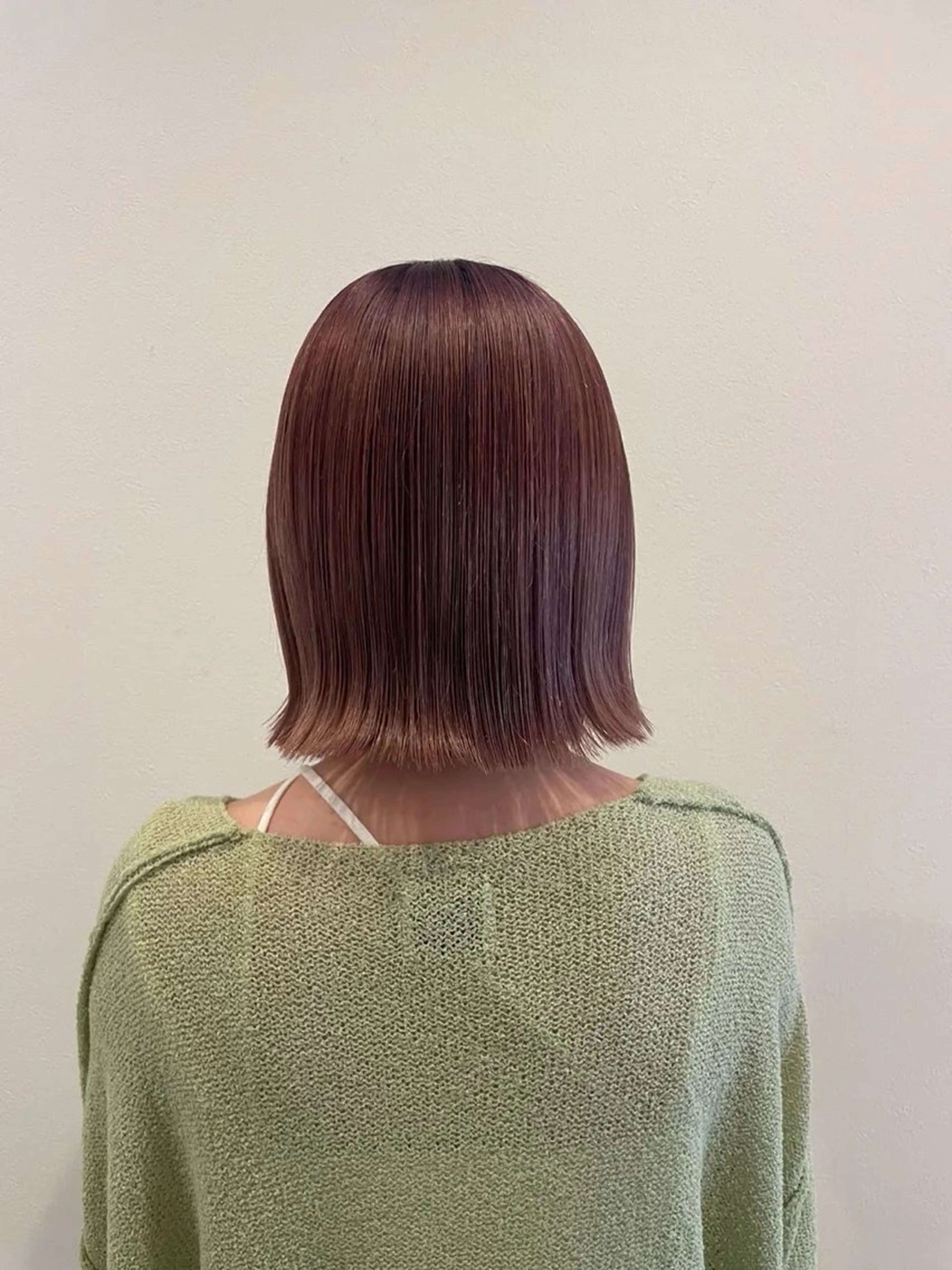 ミディアム カラー カット トリートメント ヘッドスパ 透明感カラー/ 小顔カット/ミヅキのヘアスタイル