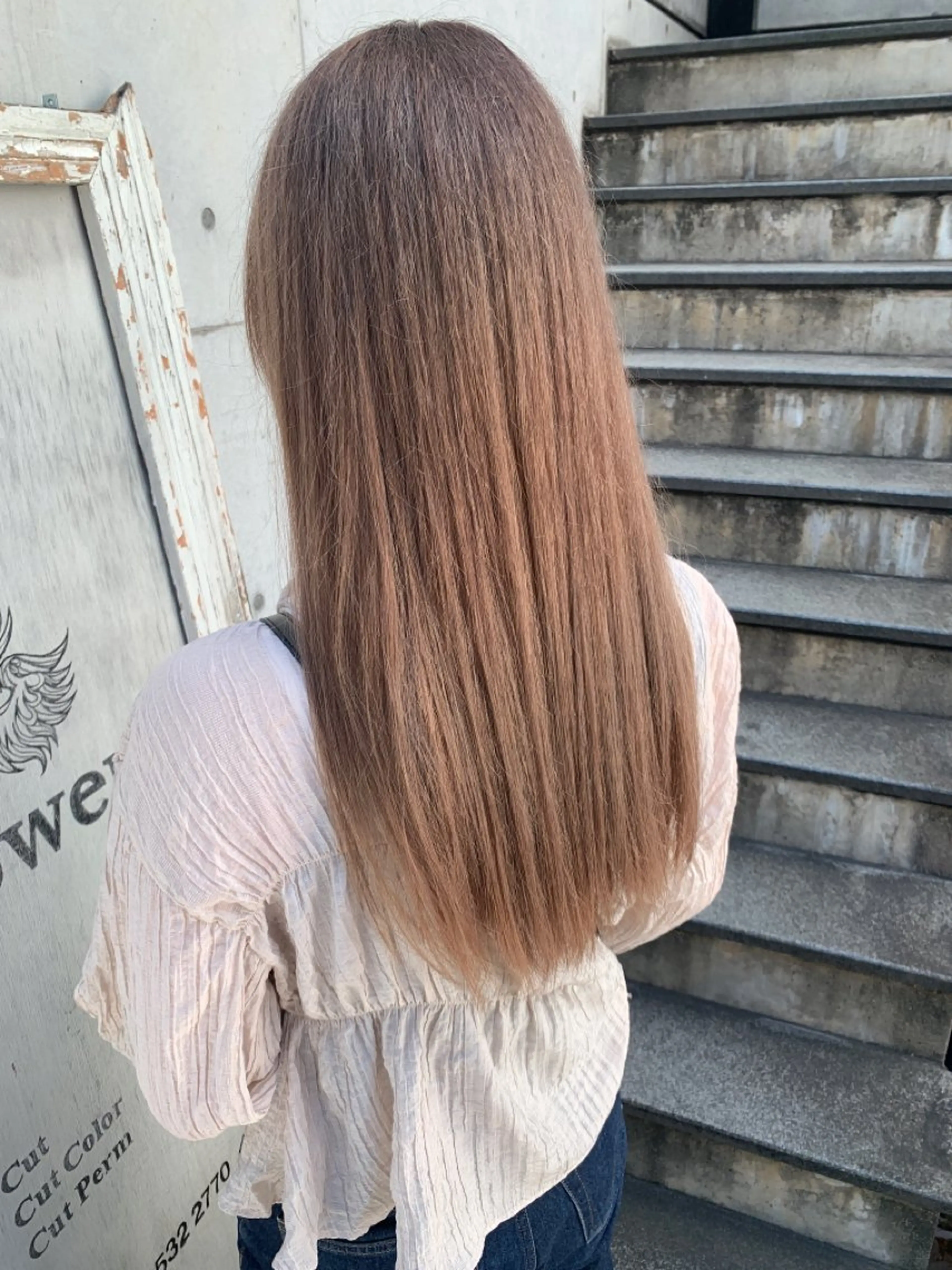 ロング カラー ヘアアレンジ メンズ キッズ ショートボブ メンズバレイヤージュ メンズブリーチ メンズハイライト メンズハイトーン ヘアカラー 🌈難波🌈ベージュ カラー【ヒロム】のヘアスタイル
