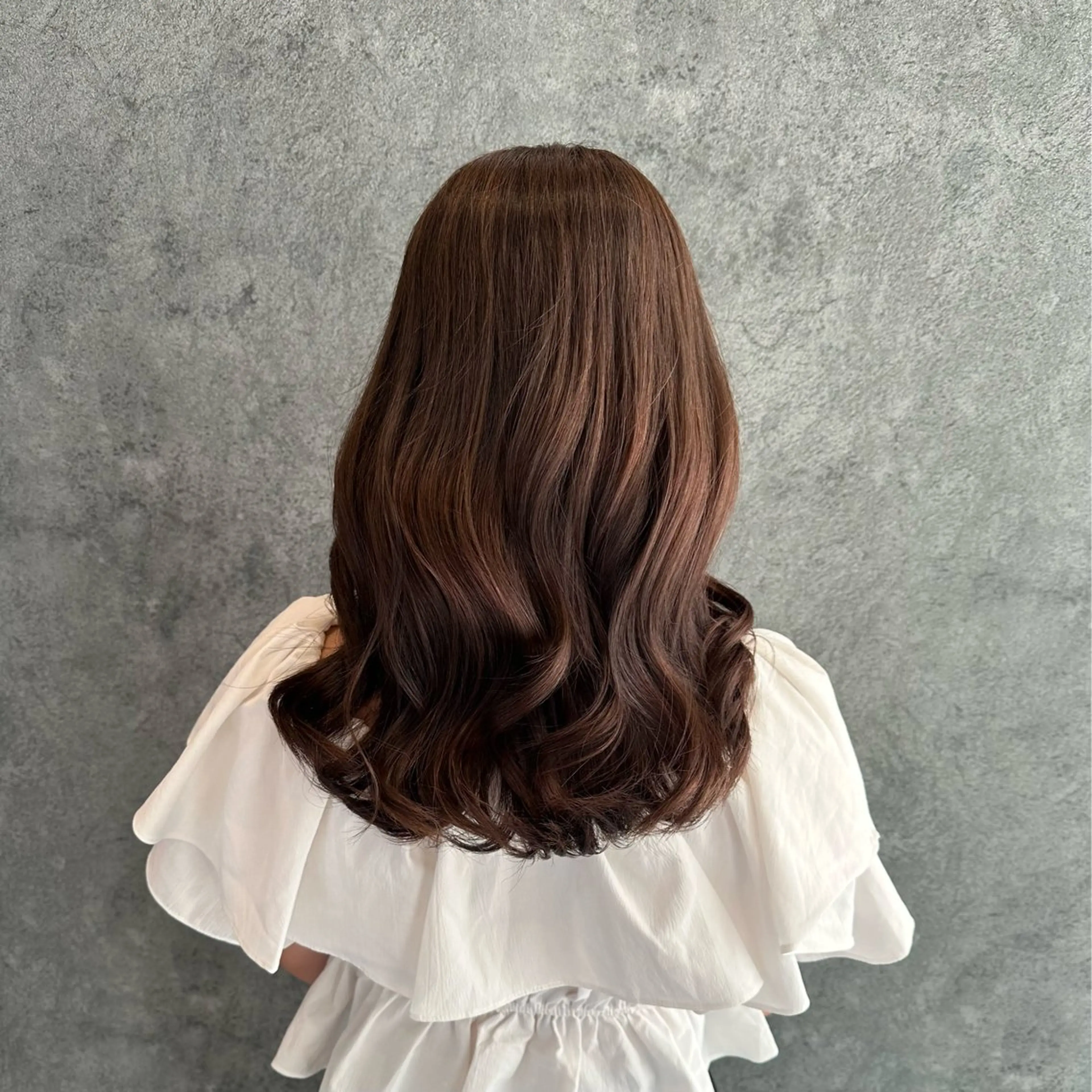 セミロング カラー ヘアカラー Agu hair olive所属・伊藤 瑞紀のヘアスタイル
