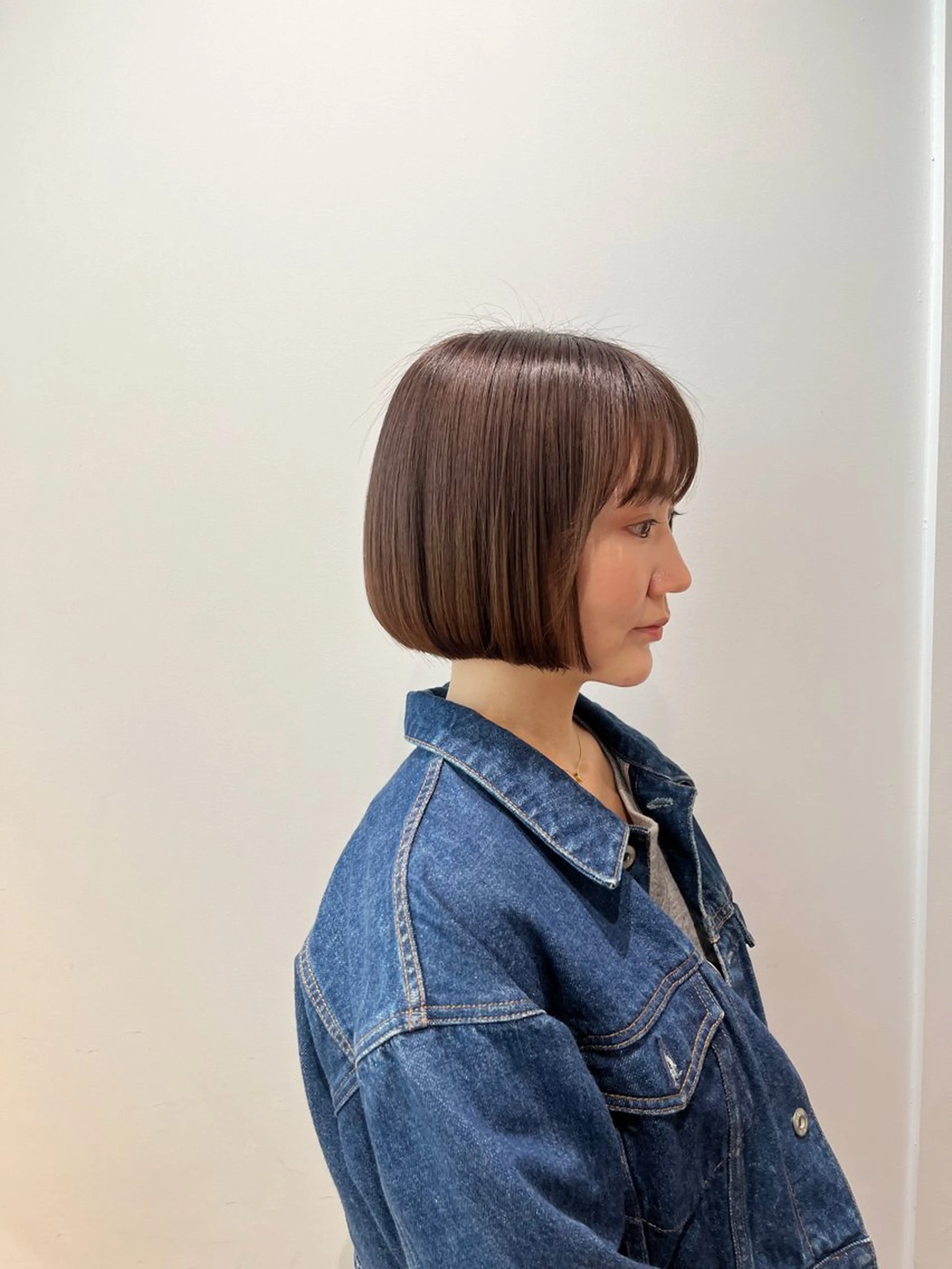 ショート ボブ 髪質改善 トリートメント カット トリートメント ショート／ミニボブ マンツーマン/マユコのヘアスタイル