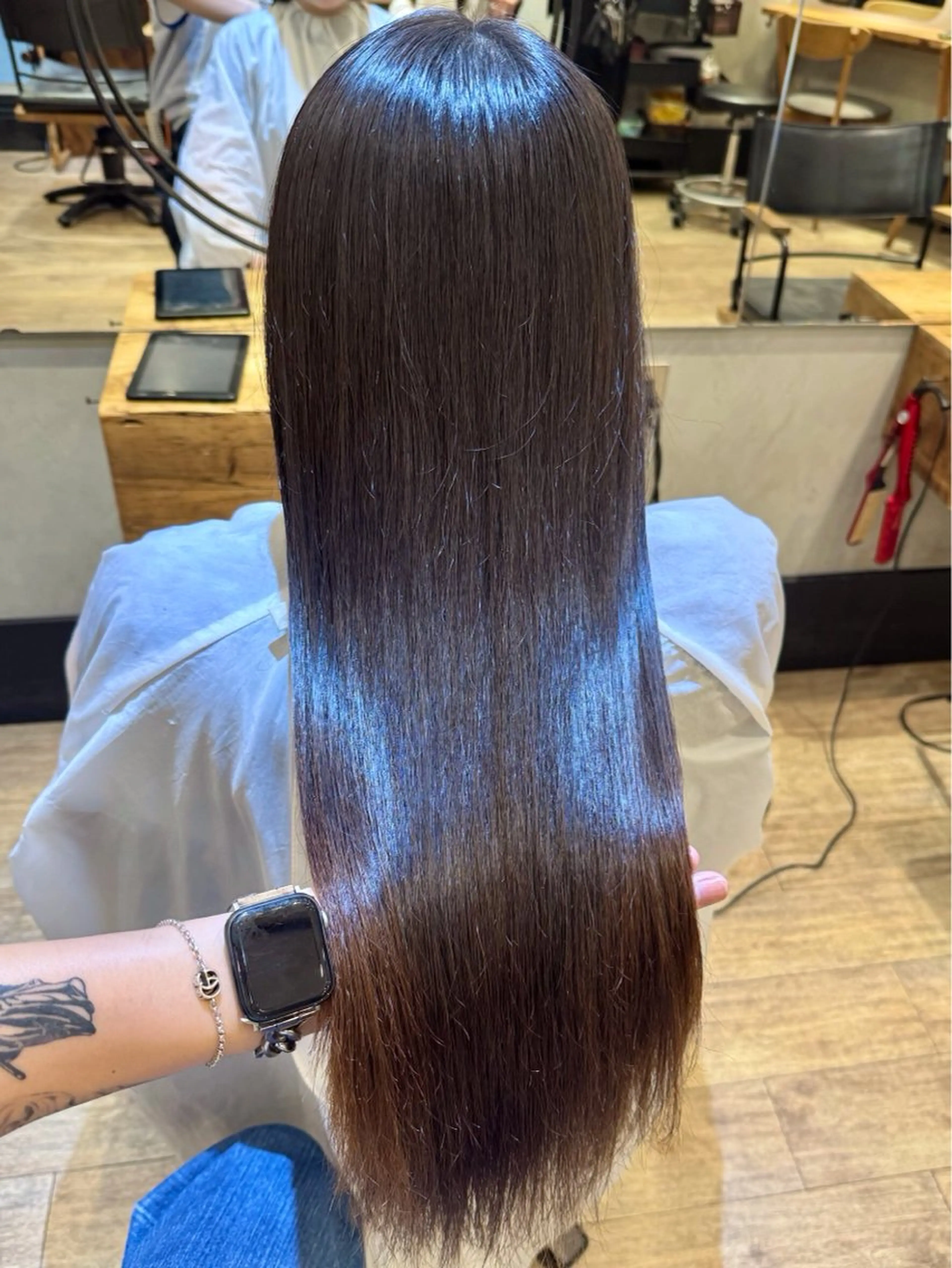 ロング 縮毛矯正 縮毛矯正 新宿/カット/ 縮毛矯正/かずまのヘアスタイル