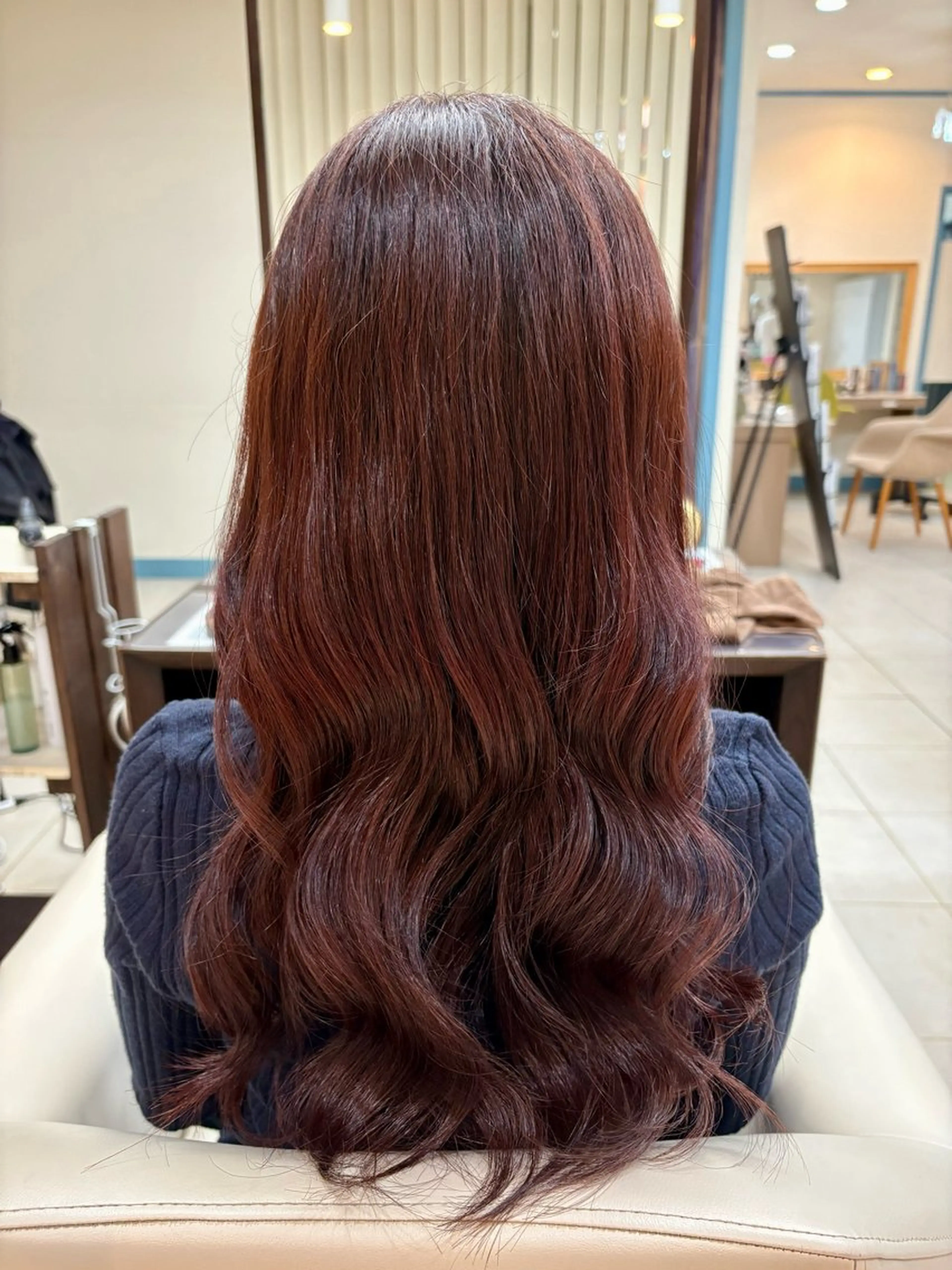 ロング カラー ヘアカラー こじま りおのヘアスタイル
