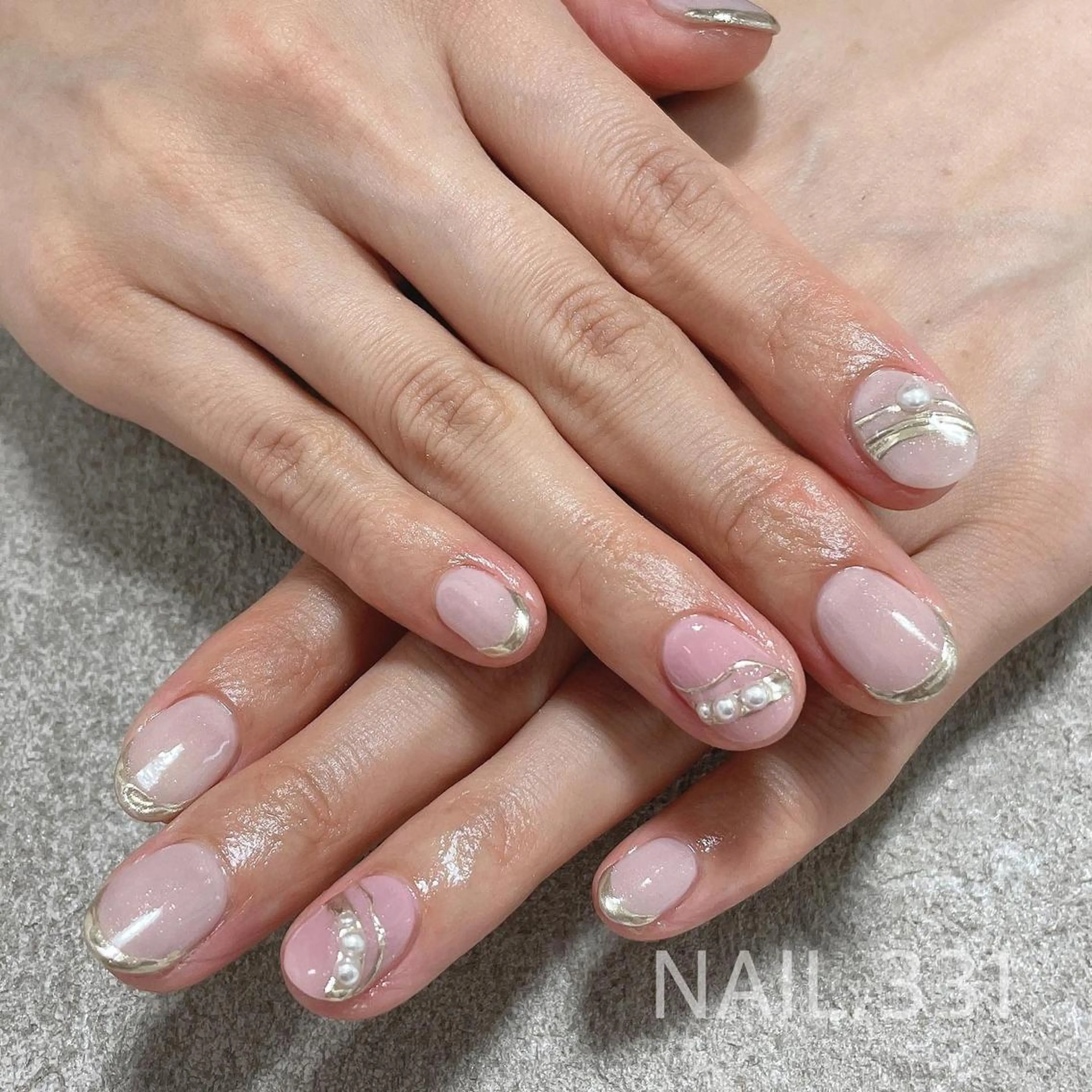 ネイル ブライダルネイル NAIL.331所属・Nail 331のネイルデザイン