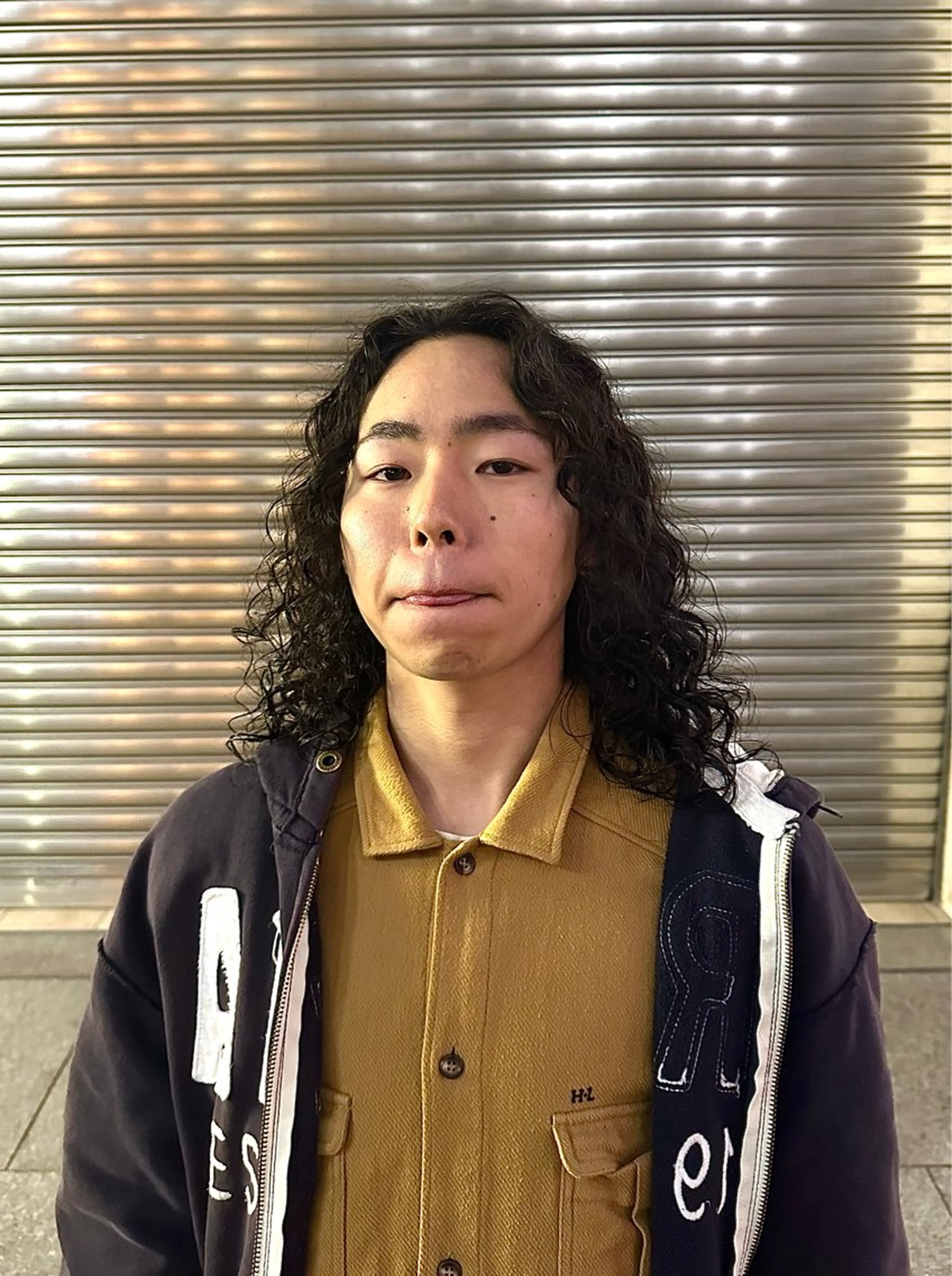 ロング パーマ メンズ GO TODAY シェアサロン心斎橋edel店所属・【メンズ特化美容師】 岩城　昇悟のヘアスタイル