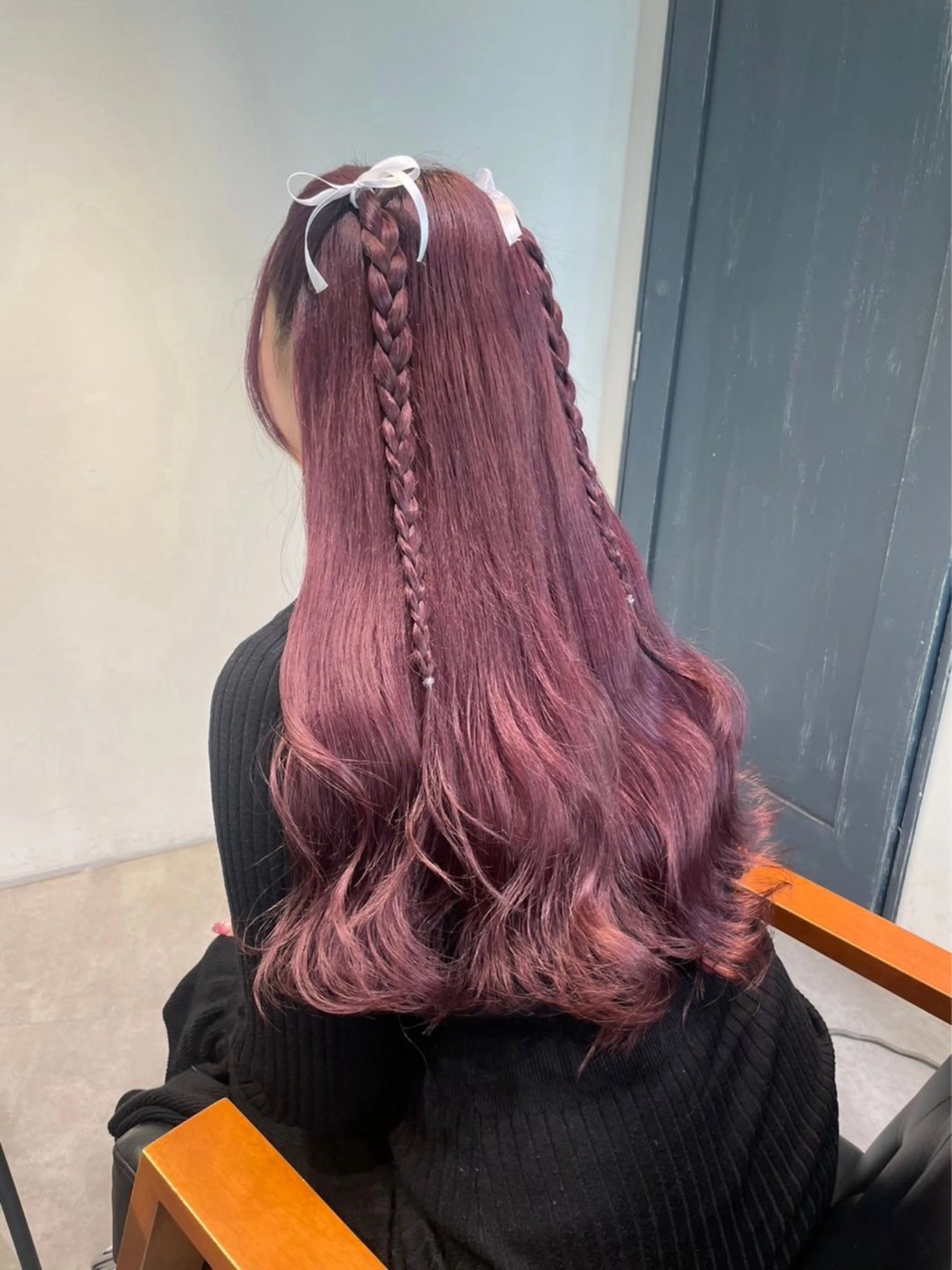 ロング カラー 透明感カラー ラベンダーカラー ピンクカラー ピンクラベンダー LbyHOME所属・‎Lby home 🪽mikuのヘアスタイル