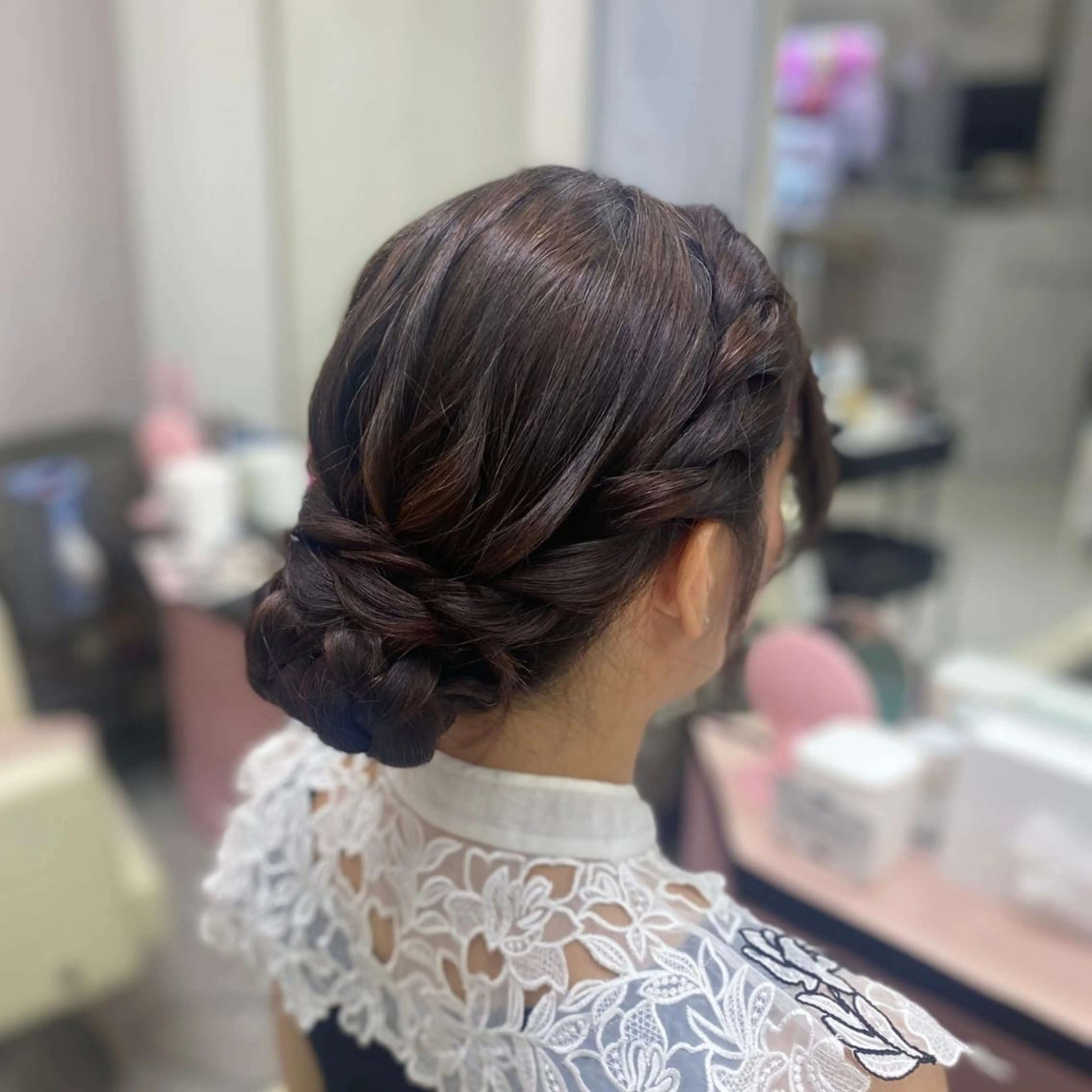 ❣️練習モデル❣️ヘアセット　写真のアップヘア限定　※説明欄必読の写真