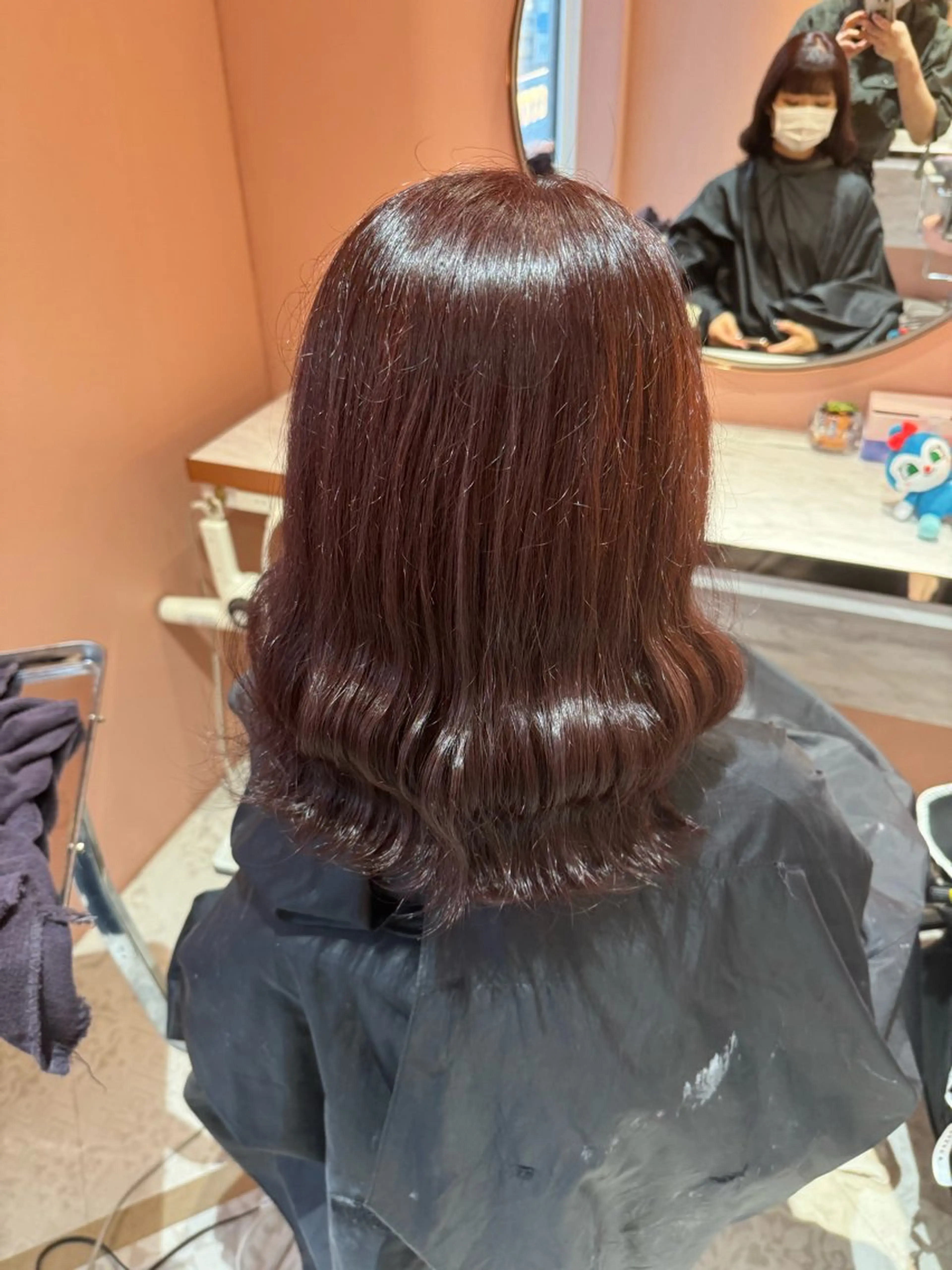 ミディアム ヘアカラー 👑LUNTY RINA👑のヘアスタイル