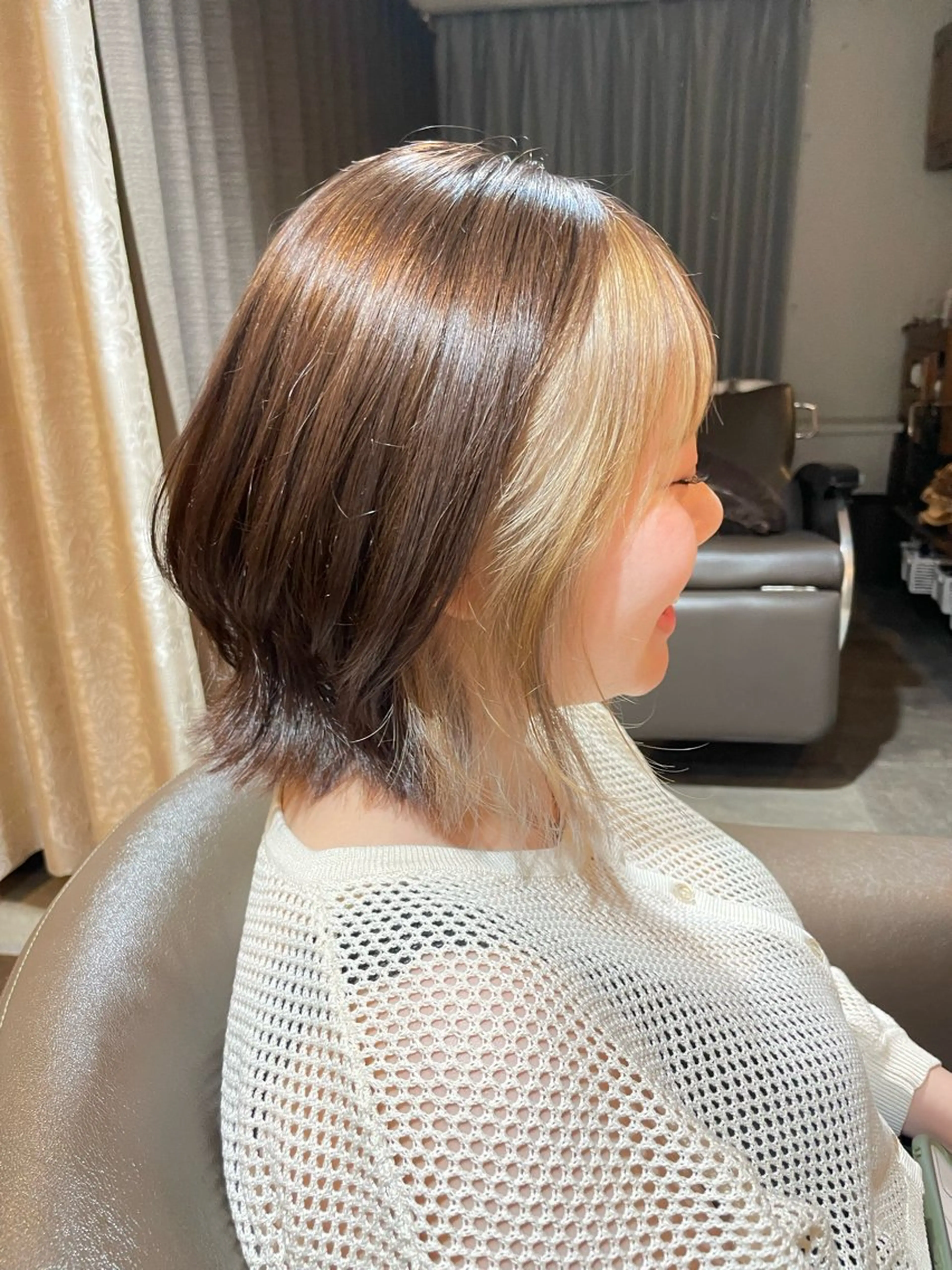ショート カラー カット ヘアカラー 似合わせカット得意 仁井亮のヘアスタイル