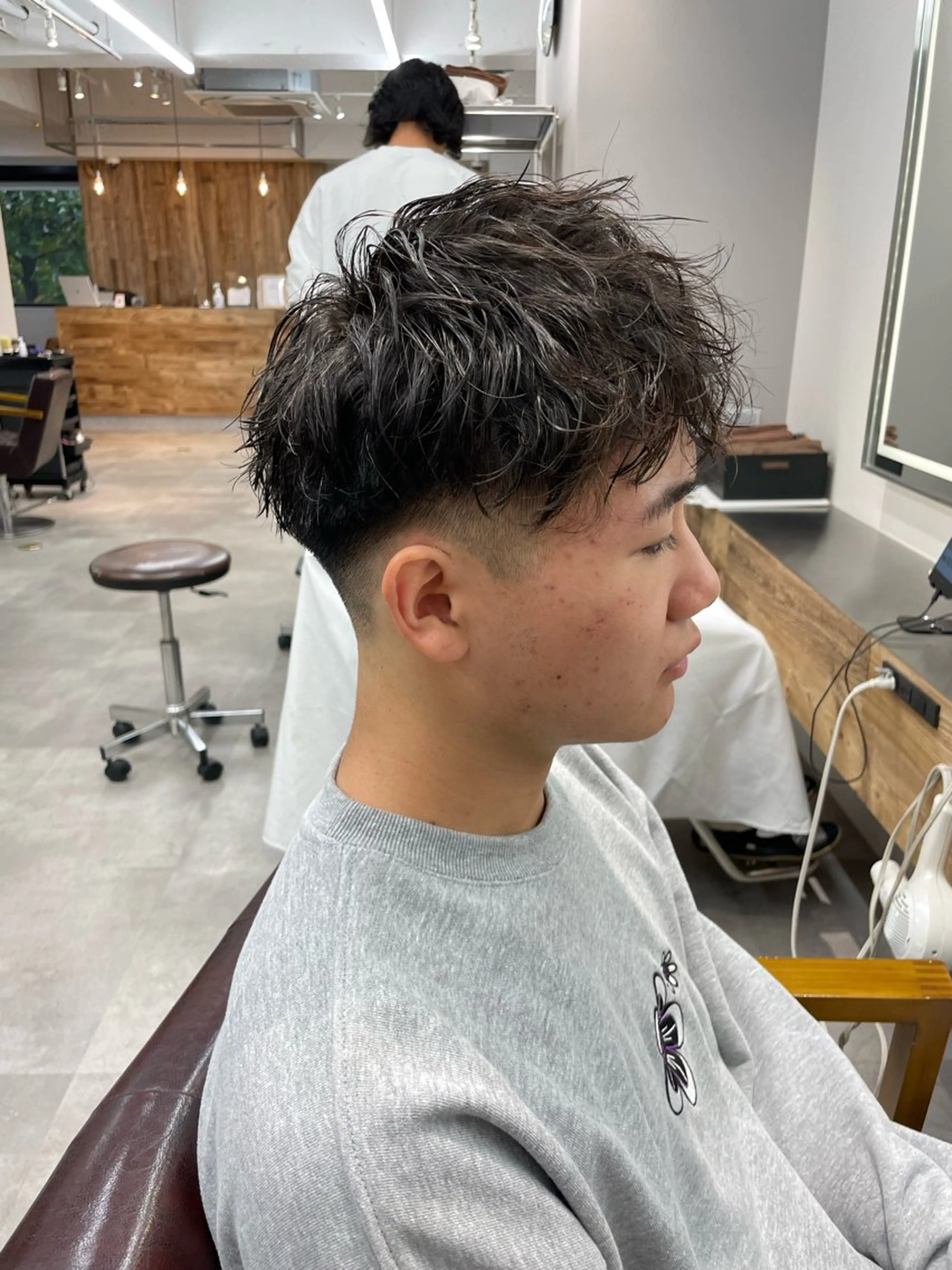 ショート パーマ ヘアアレンジ メンズ カット パーマ ヘアセット 🔥メンズ特化🔥 木村 祐太のヘアスタイル