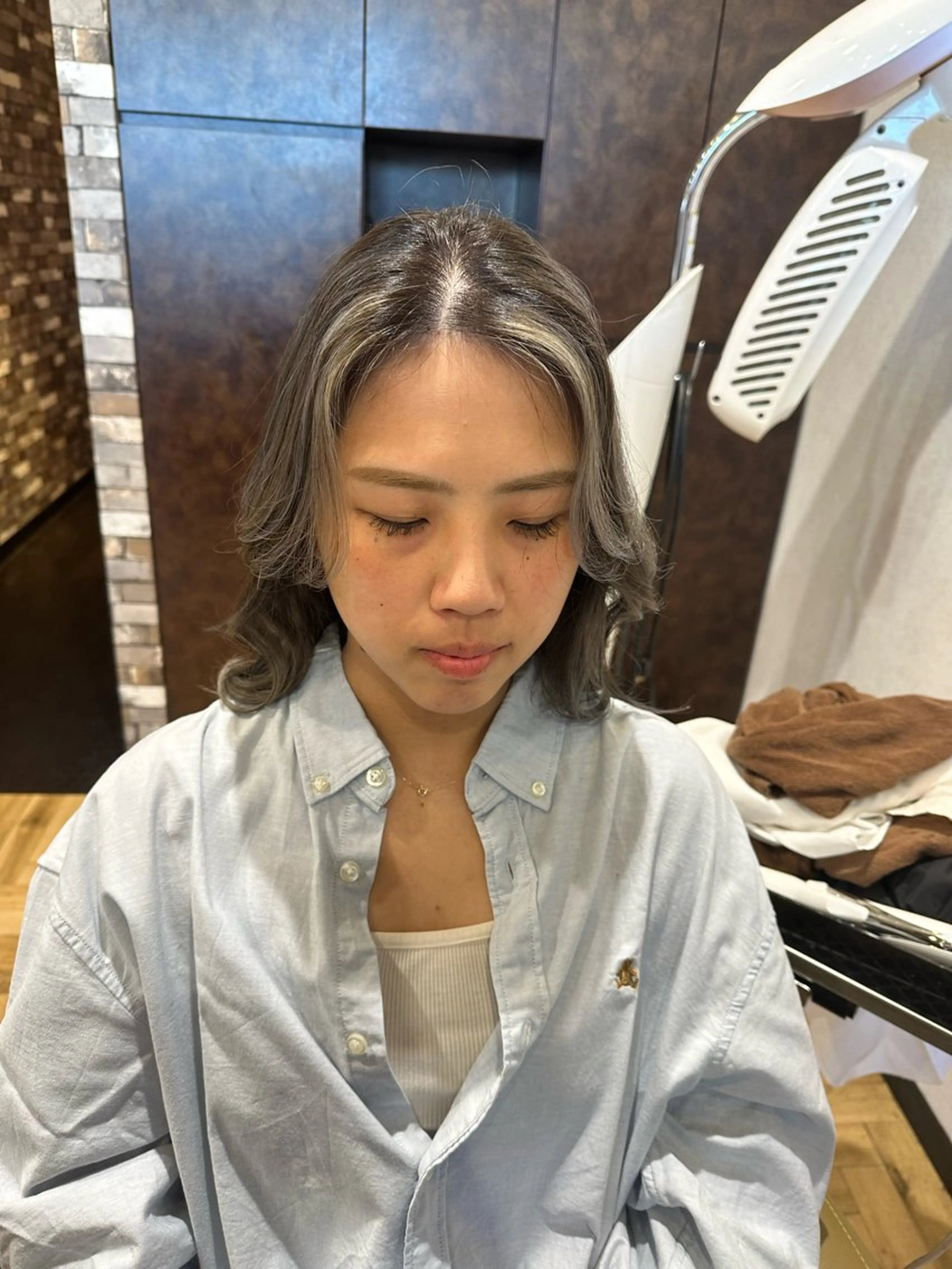 ミディアム カラー カット ヘアカラー レイビューティー豊田 丸山店アシスタントのヘアスタイル