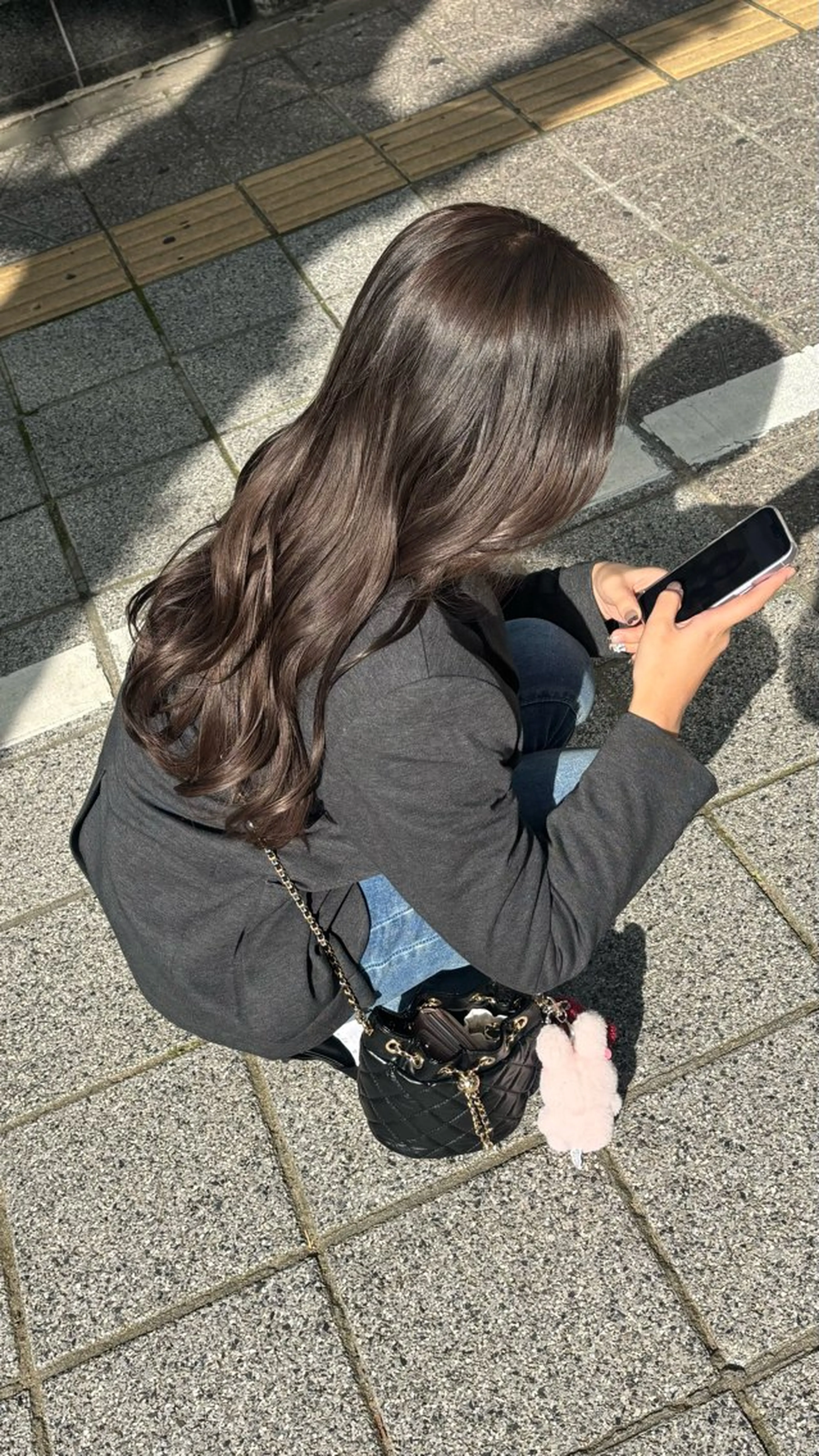 ロング カラー カット ヘアカラー 🍓ハイトーンカラー 🎀nene🍓のヘアスタイル