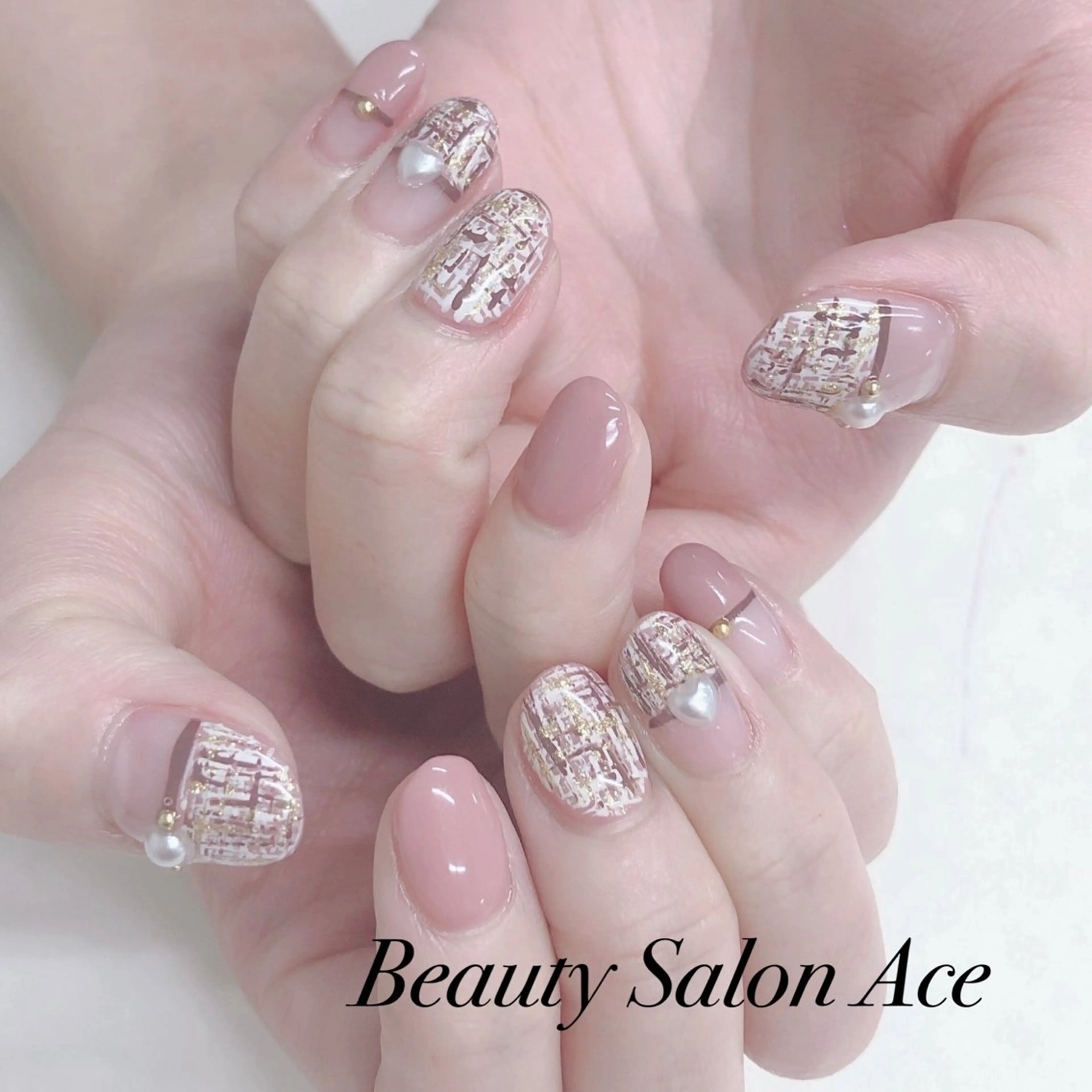 ネイル メンズネイル 冬ネイル クリスマス ハンドネイル ハンドケア Beauty Salon Ace(ネイルサロン エース)所属・池袋フィルイン Ace♡長さだしのネイルデザイン