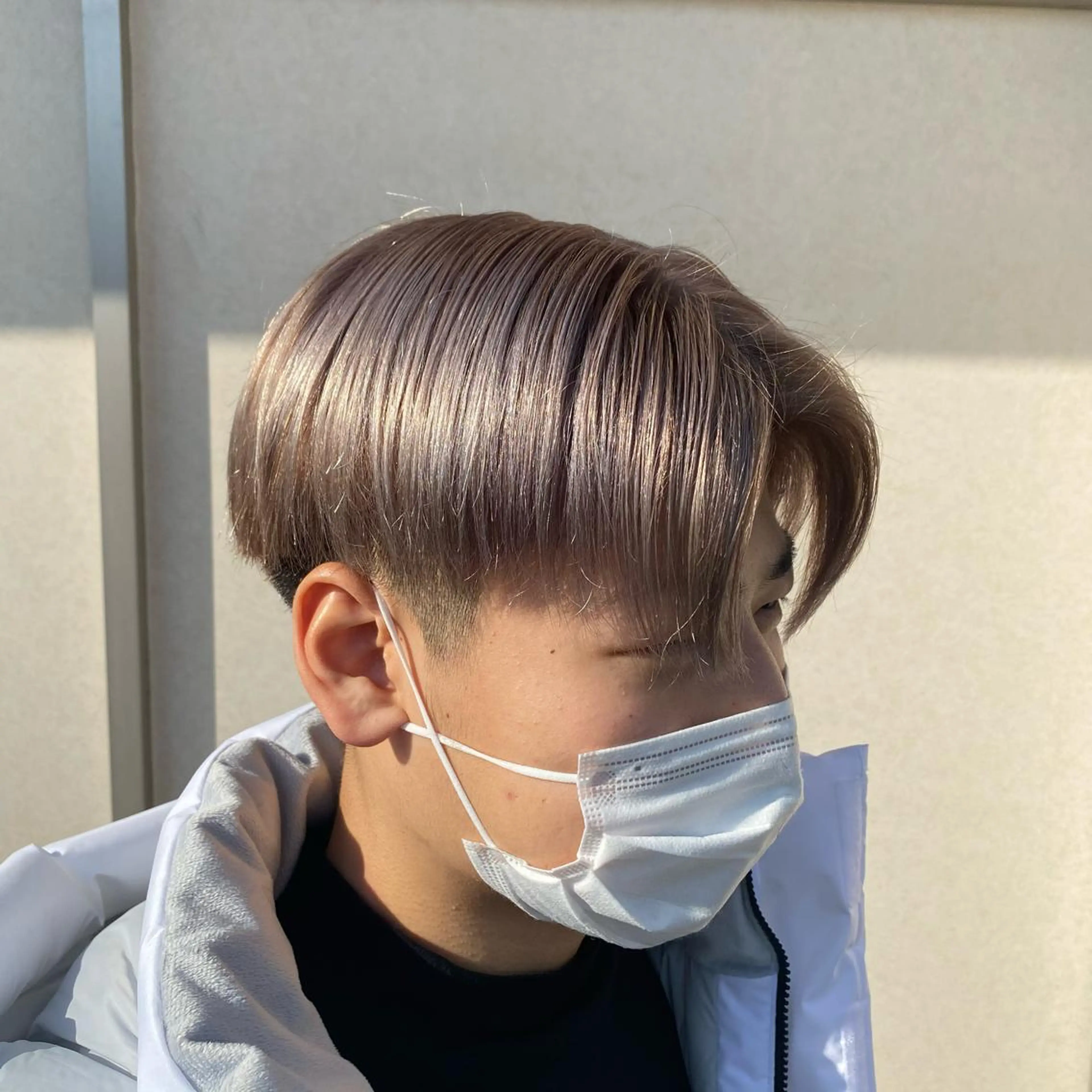 カラー メンズ ヘアカラー トリートメント 渡辺　亮/ ハイライト/髪質改善のヘアスタイル