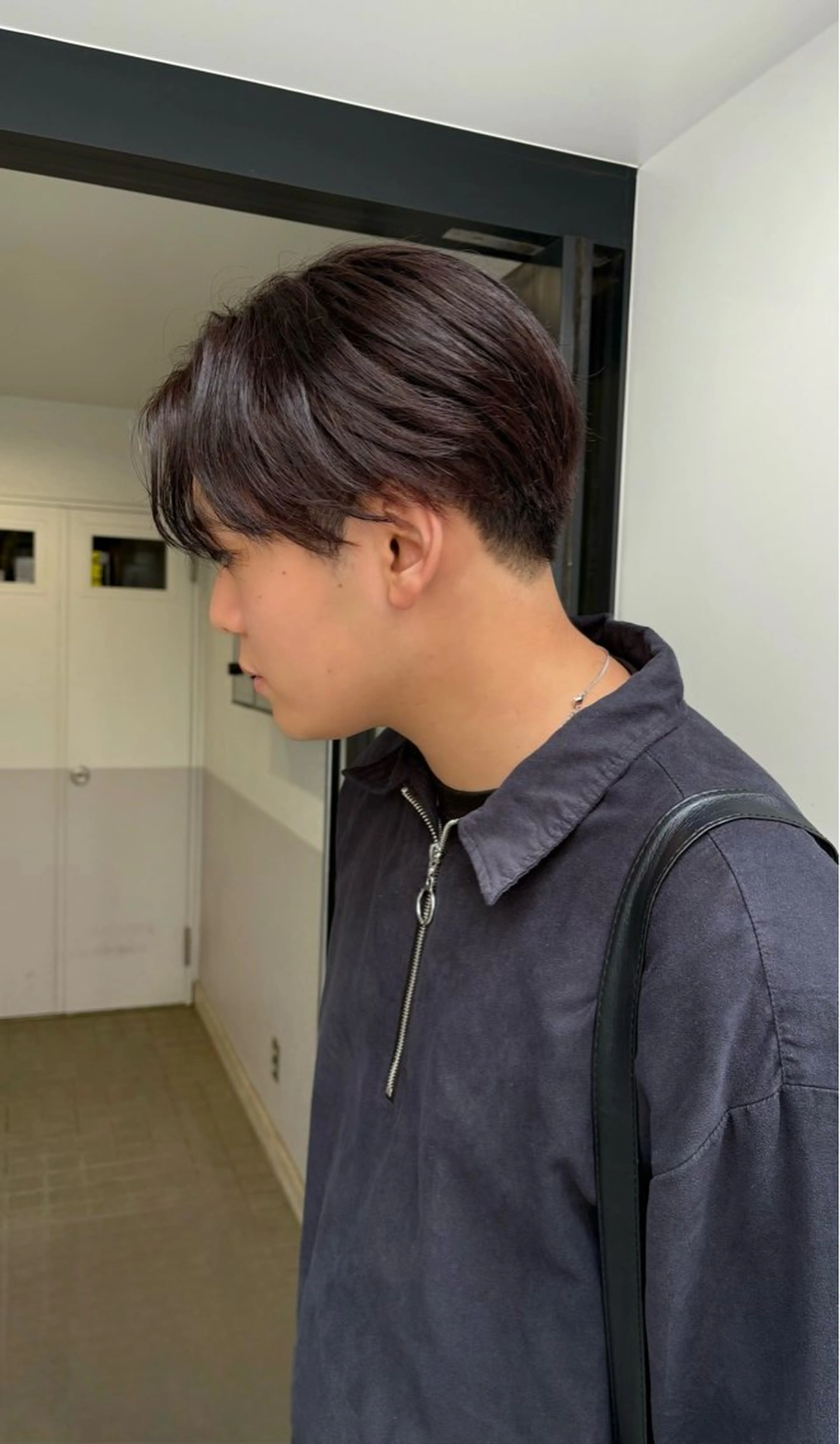 ショート メンズ センターパート カット 透明感モテスタイル 💞SHIORI💞のヘアスタイル
