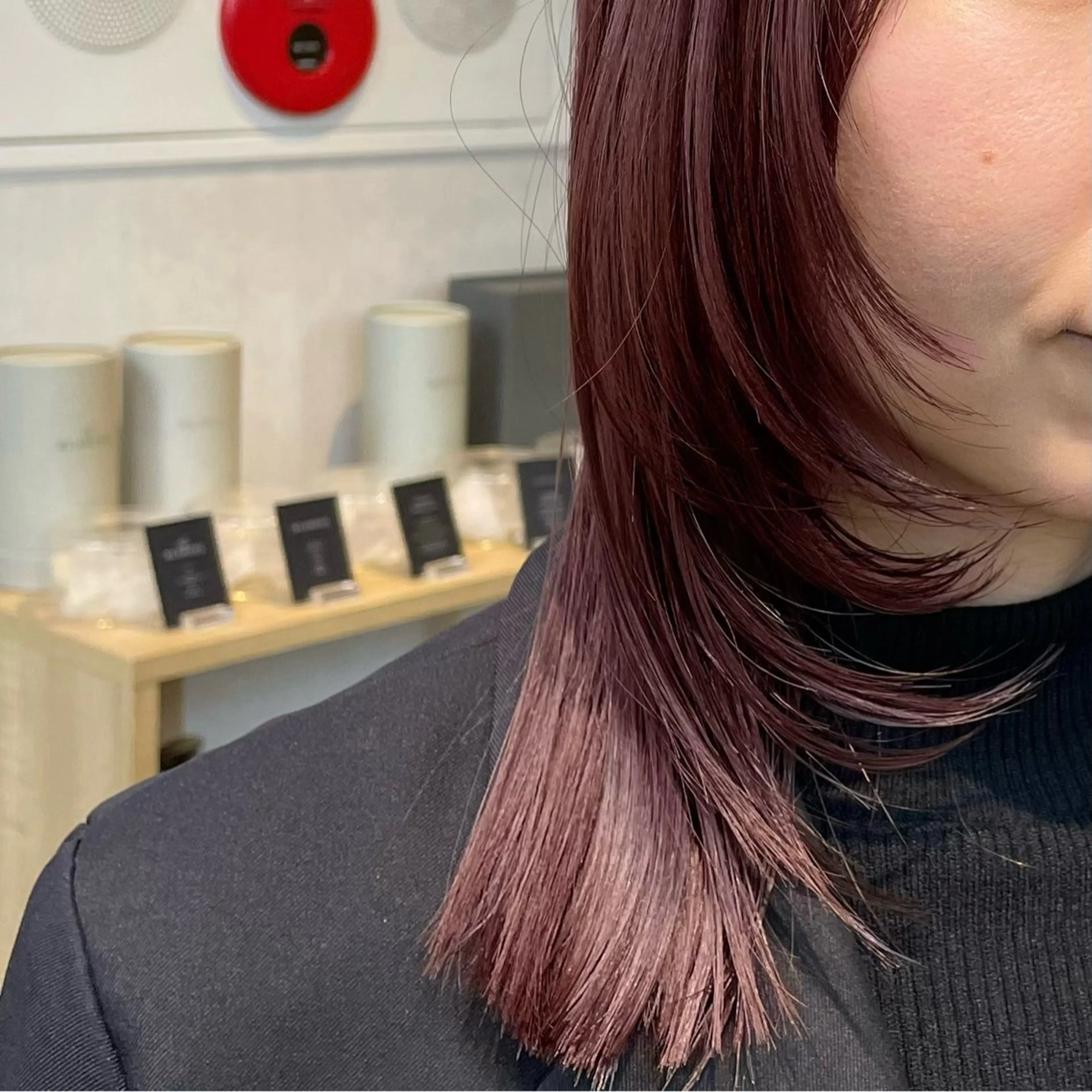 ミディアム ヘアカラー トリートメント 🍑暖色／レイヤー／ 真希🎀のヘアスタイル