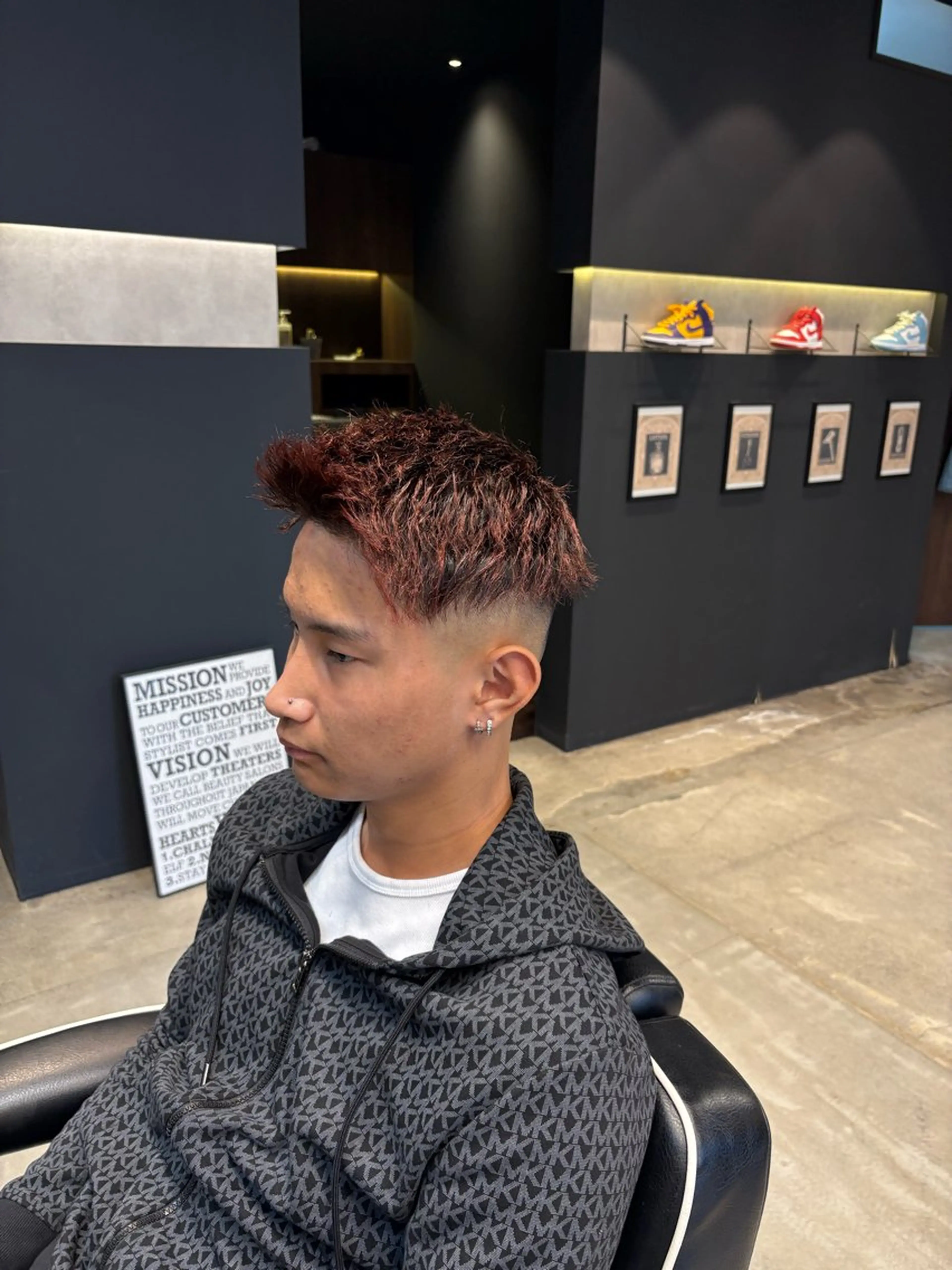 カット+ハイライトの写真