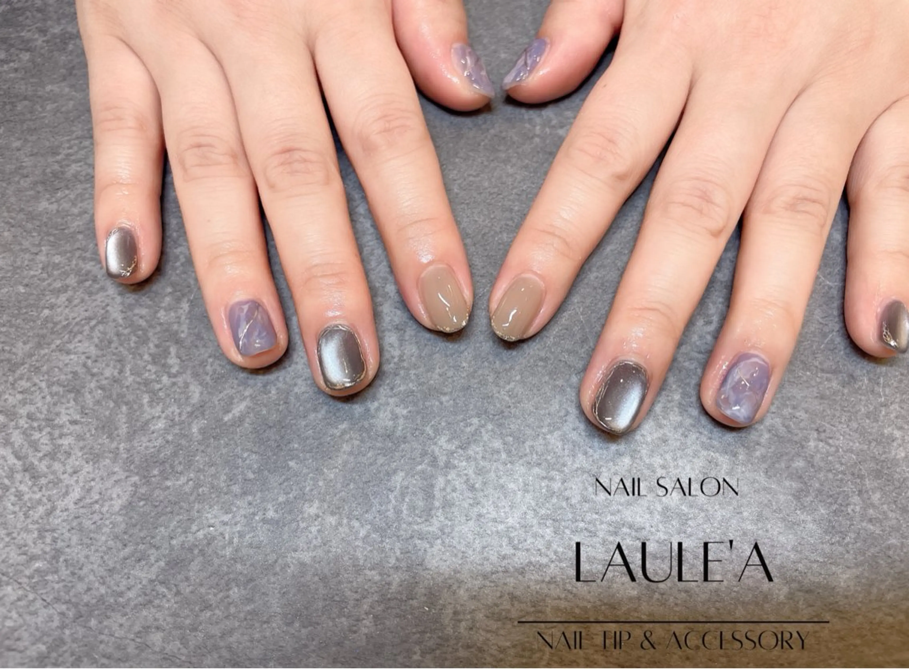 ネイル ハンドネイル nailsalon Laule'aのネイルデザイン