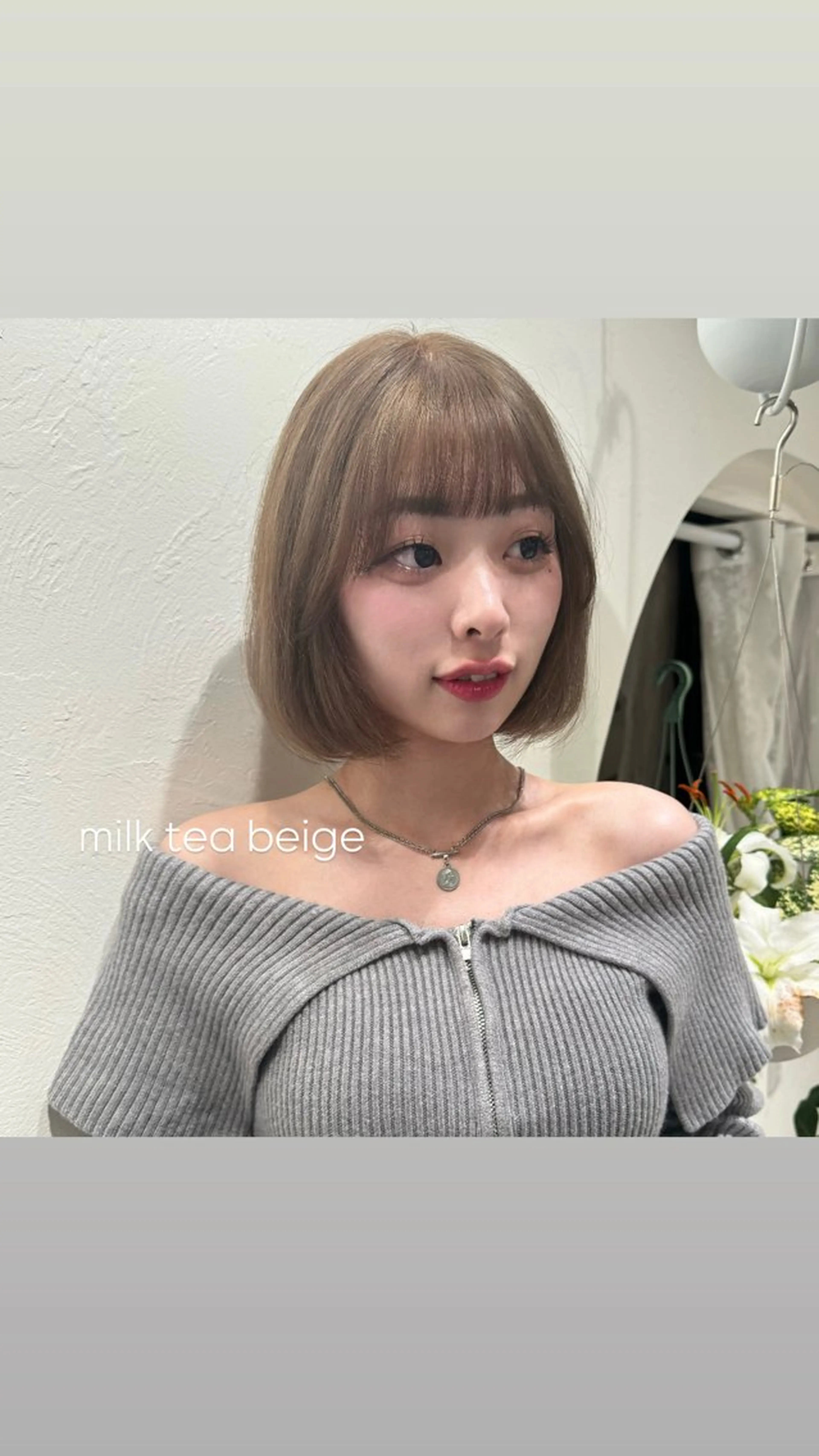 ショート ヘアカラー philia hair eyelash所属・韓国ヘア 🎀SUZU🎀のヘアスタイル