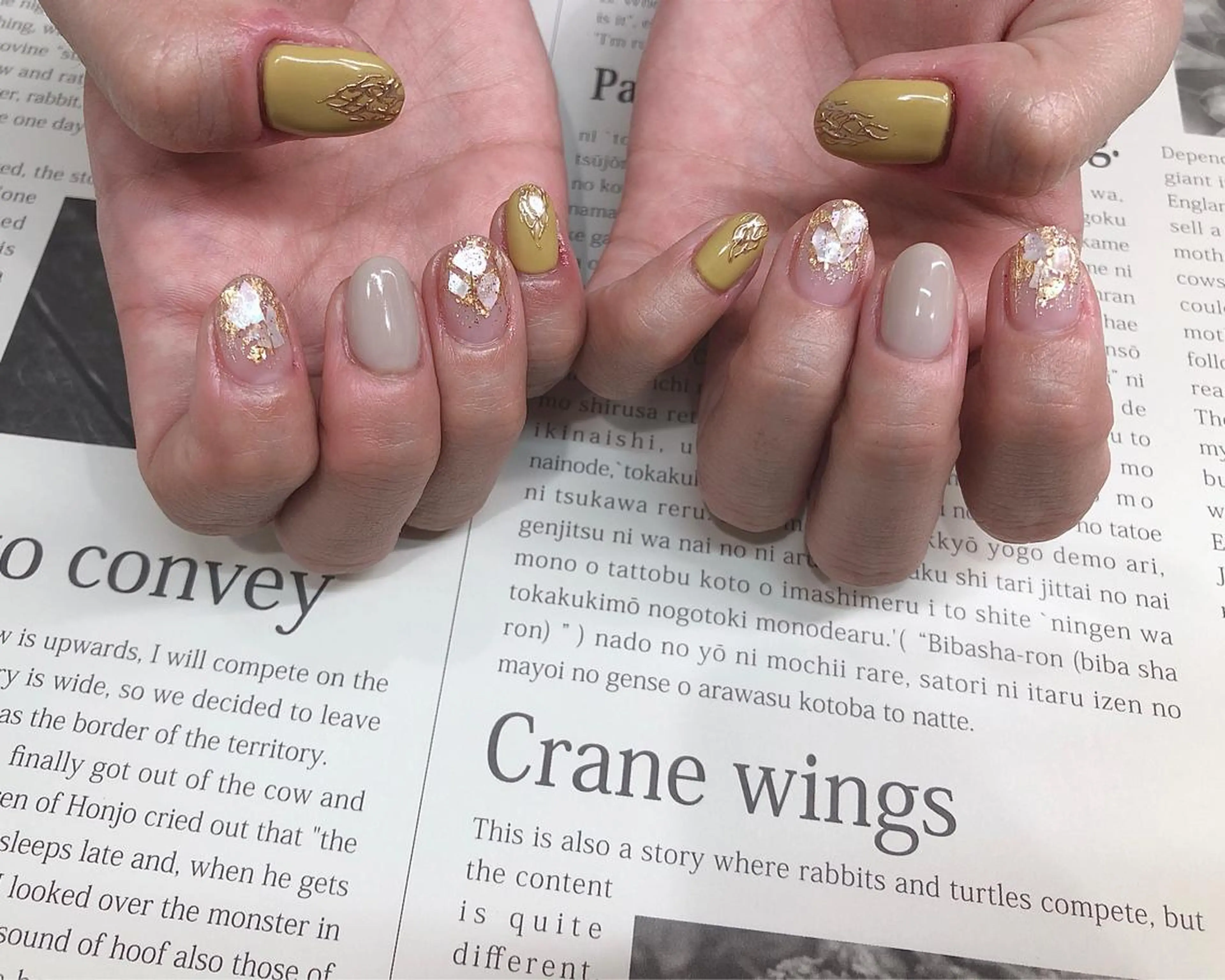 ネイル ブラウン ミラーネイル ピスタチオネイル ハンドネイル nail heron所属・saki_ nail heronのその他イメージ