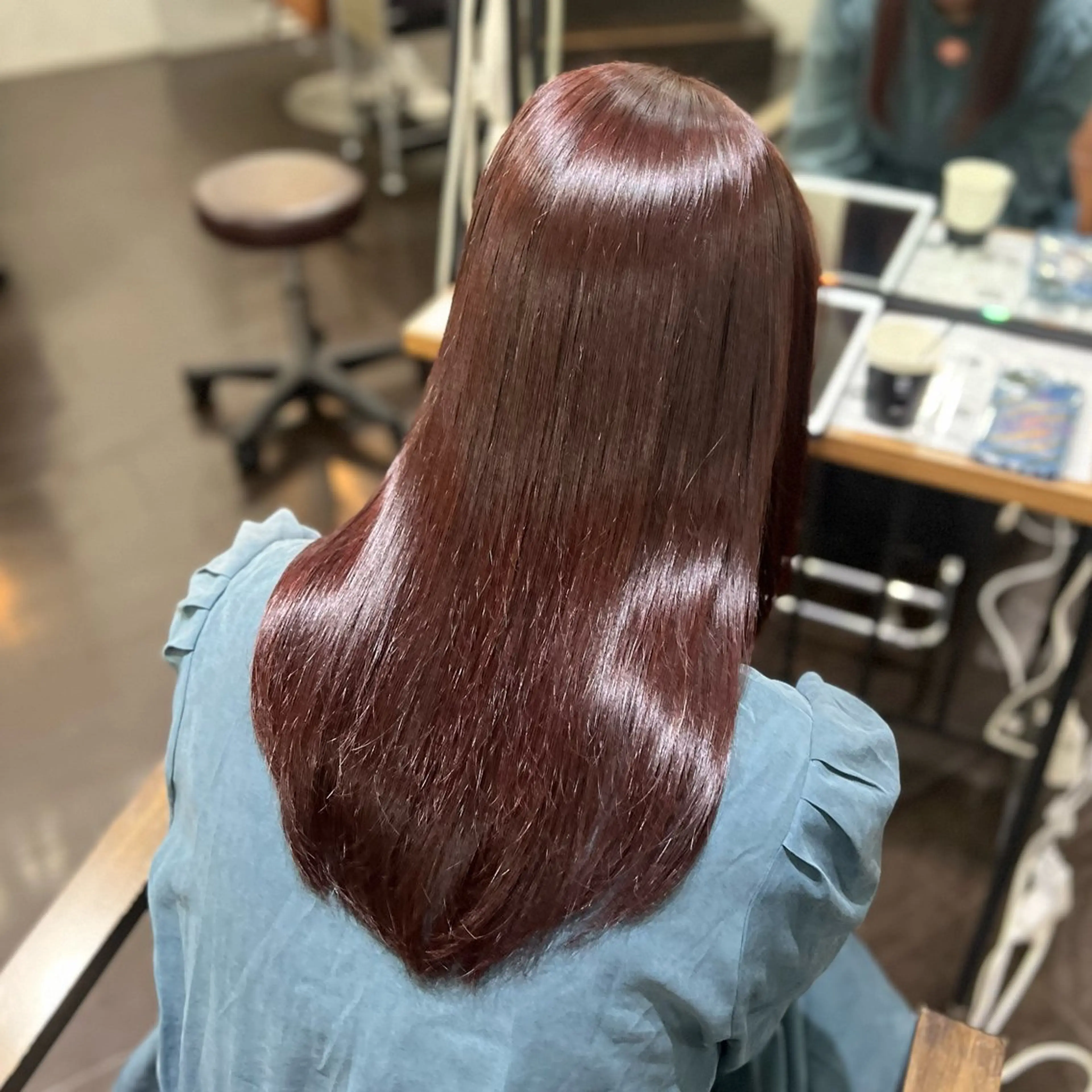 ロング カラー 髪質改善 🌼名駅/透明感 髪質改善/はるな🌼のヘアスタイル