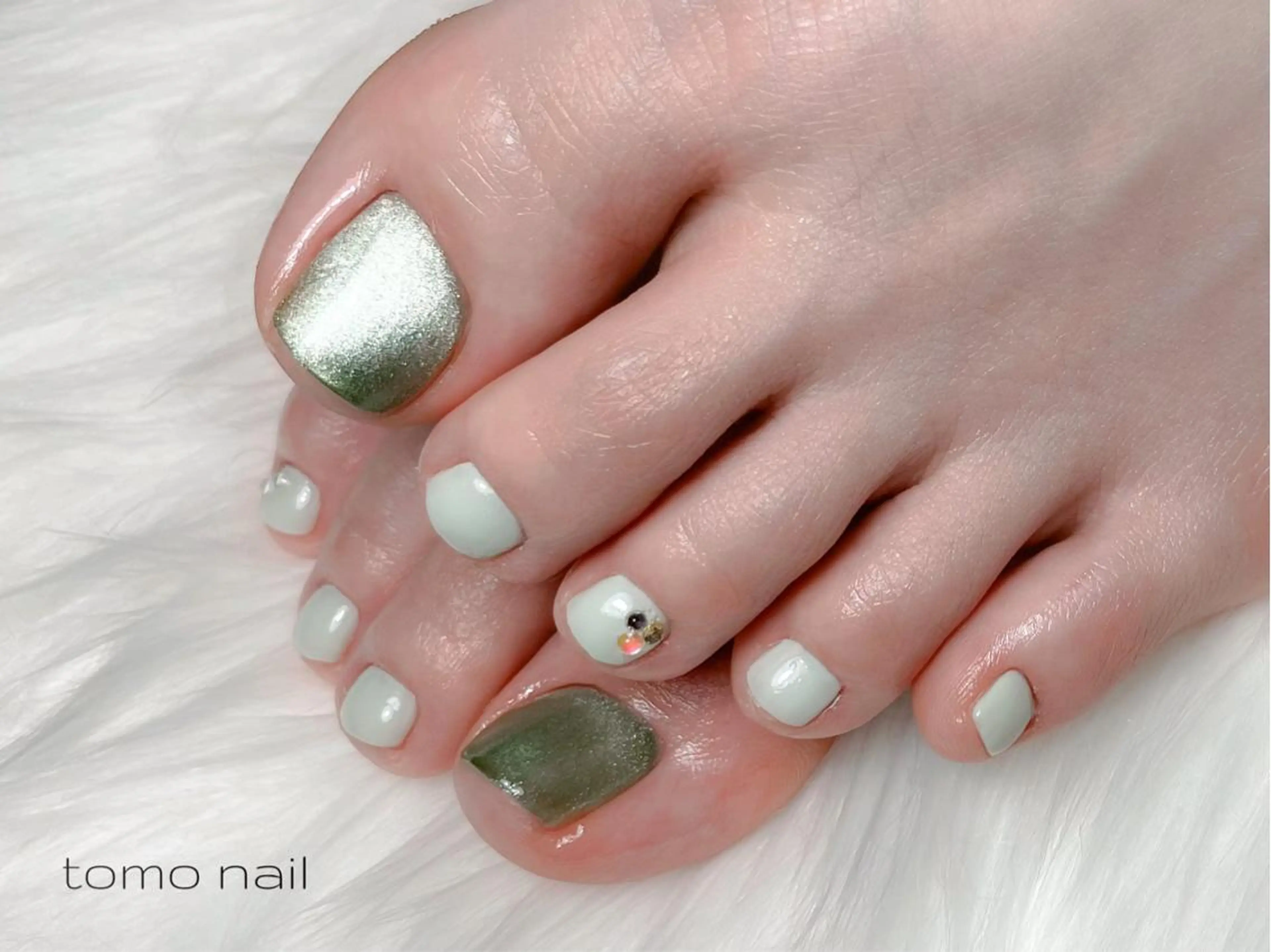 ネイル フットネイル Private nail salon Lune【リュヌ】所属・nail salon tomoのネイルデザイン
