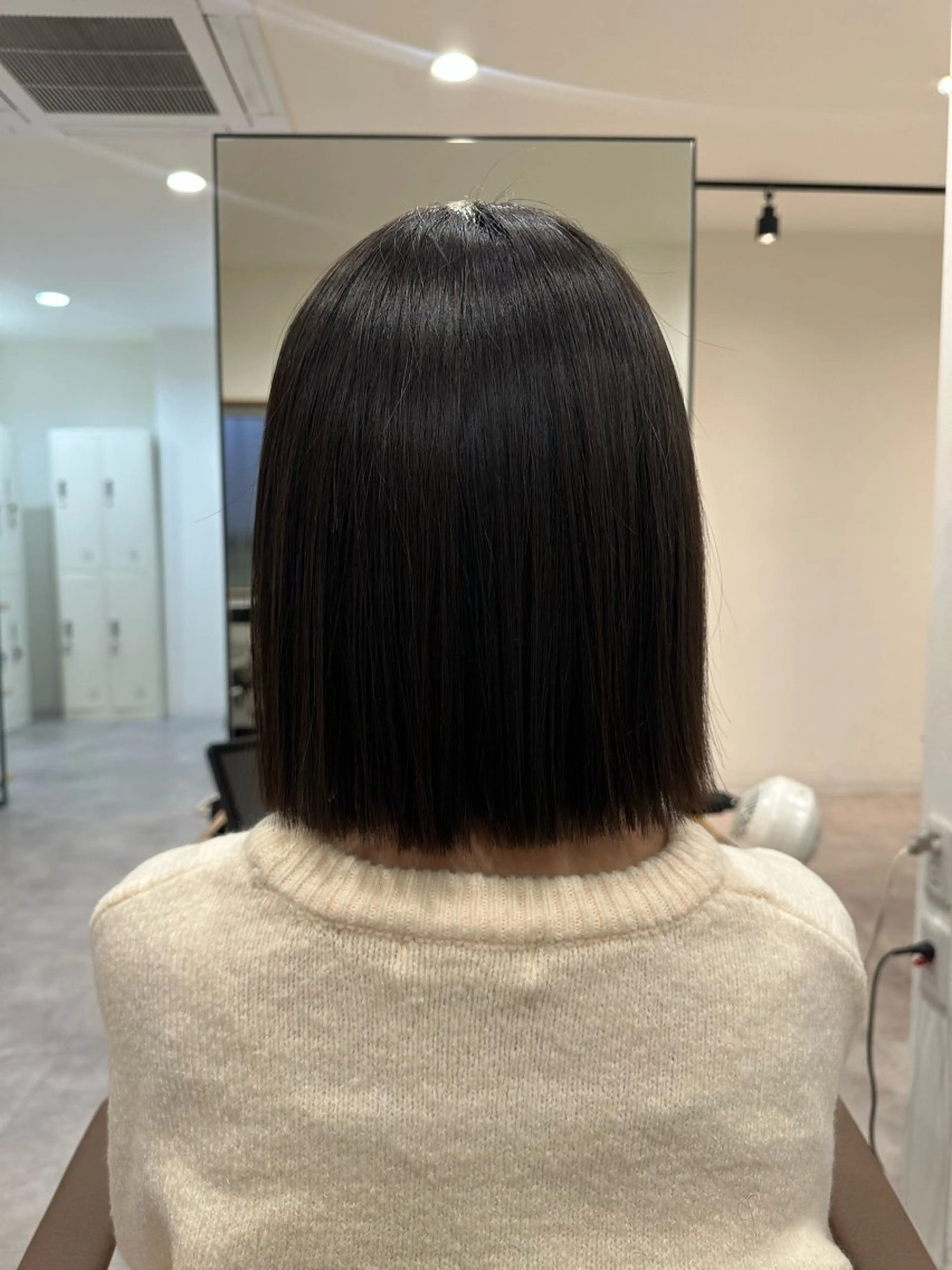 ミディアム カット 縮毛矯正 🫧MANA レイヤーカット🌙のヘアスタイル