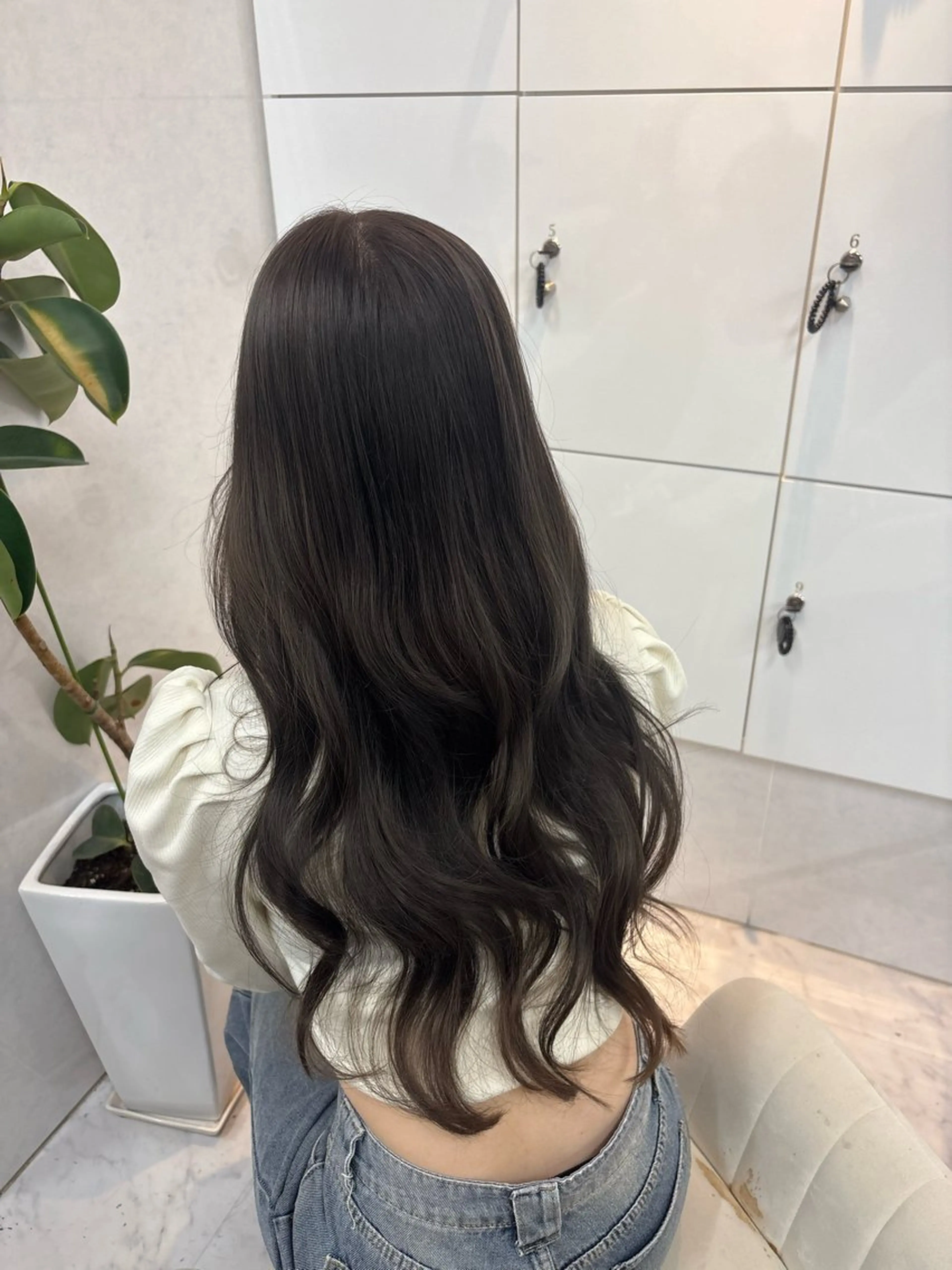 ロング ヘアカラー トリートメント 【ALEAP】 coconaのヘアスタイル