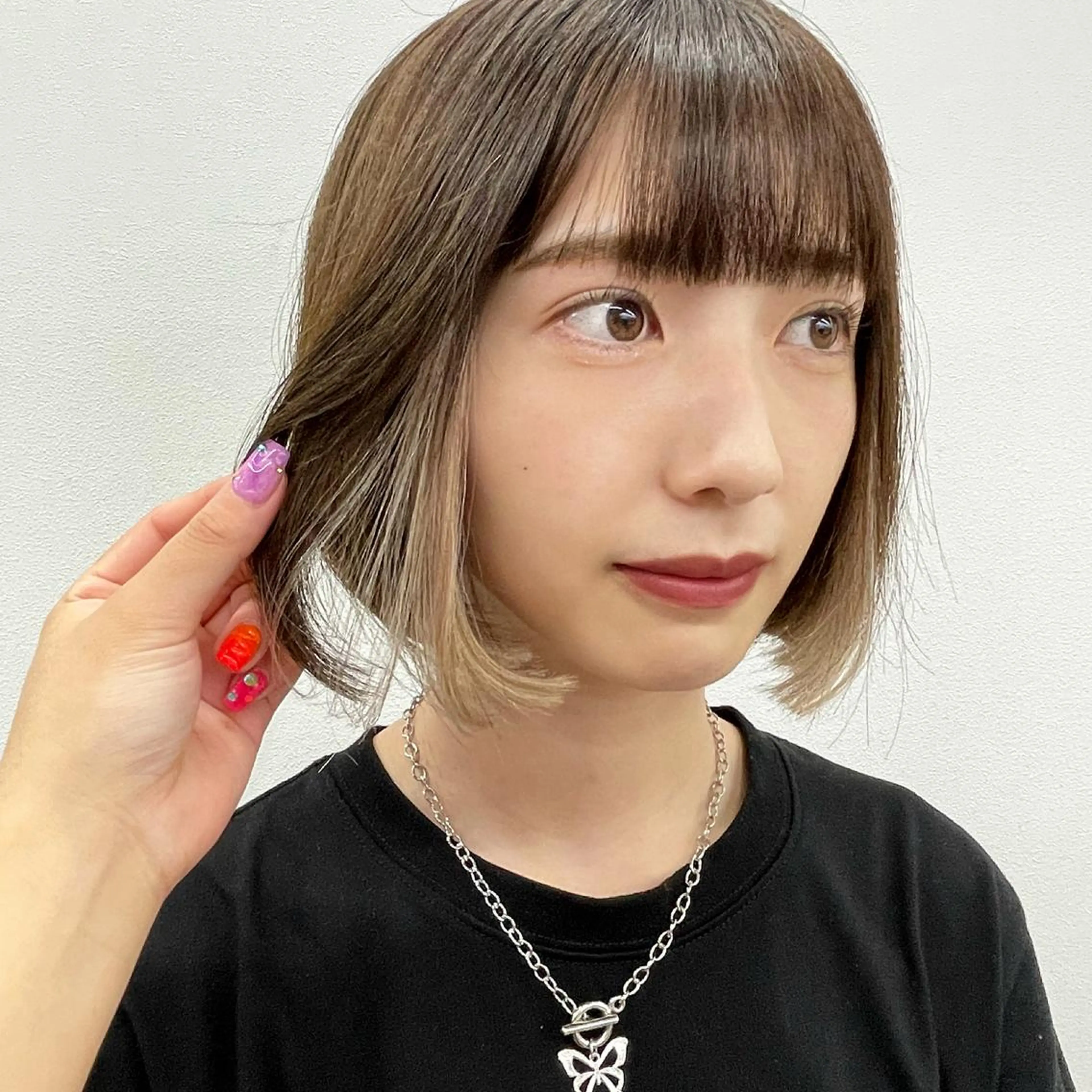 🪸ハイトーンカラー エクステmisakiのヘアスタイル