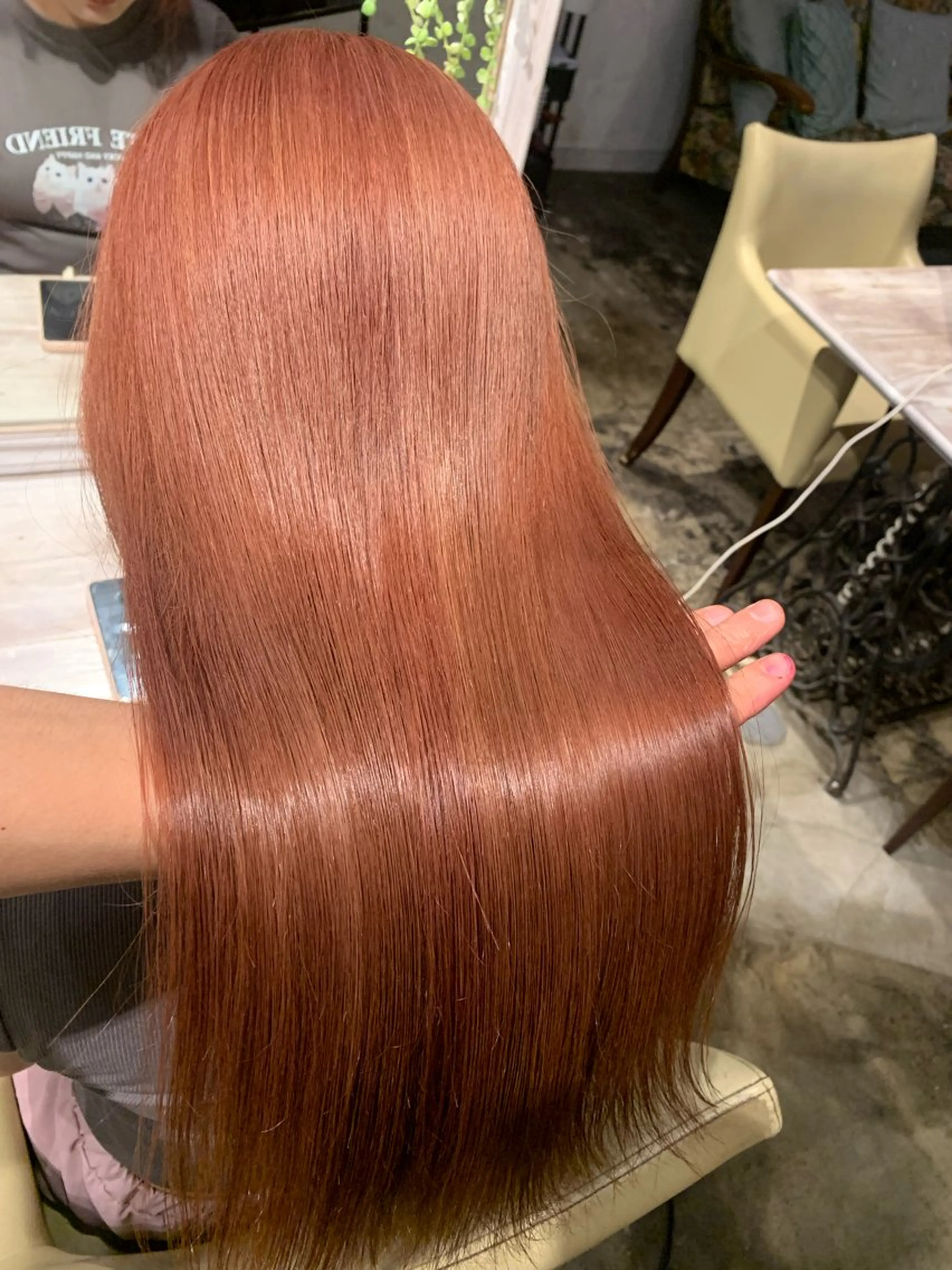 カラー ブリーチ オレンジ ピンクカラー SALOWIN名古屋栄suite店所属・マンツーマン 半個室サロン中田大喜のヘアスタイル