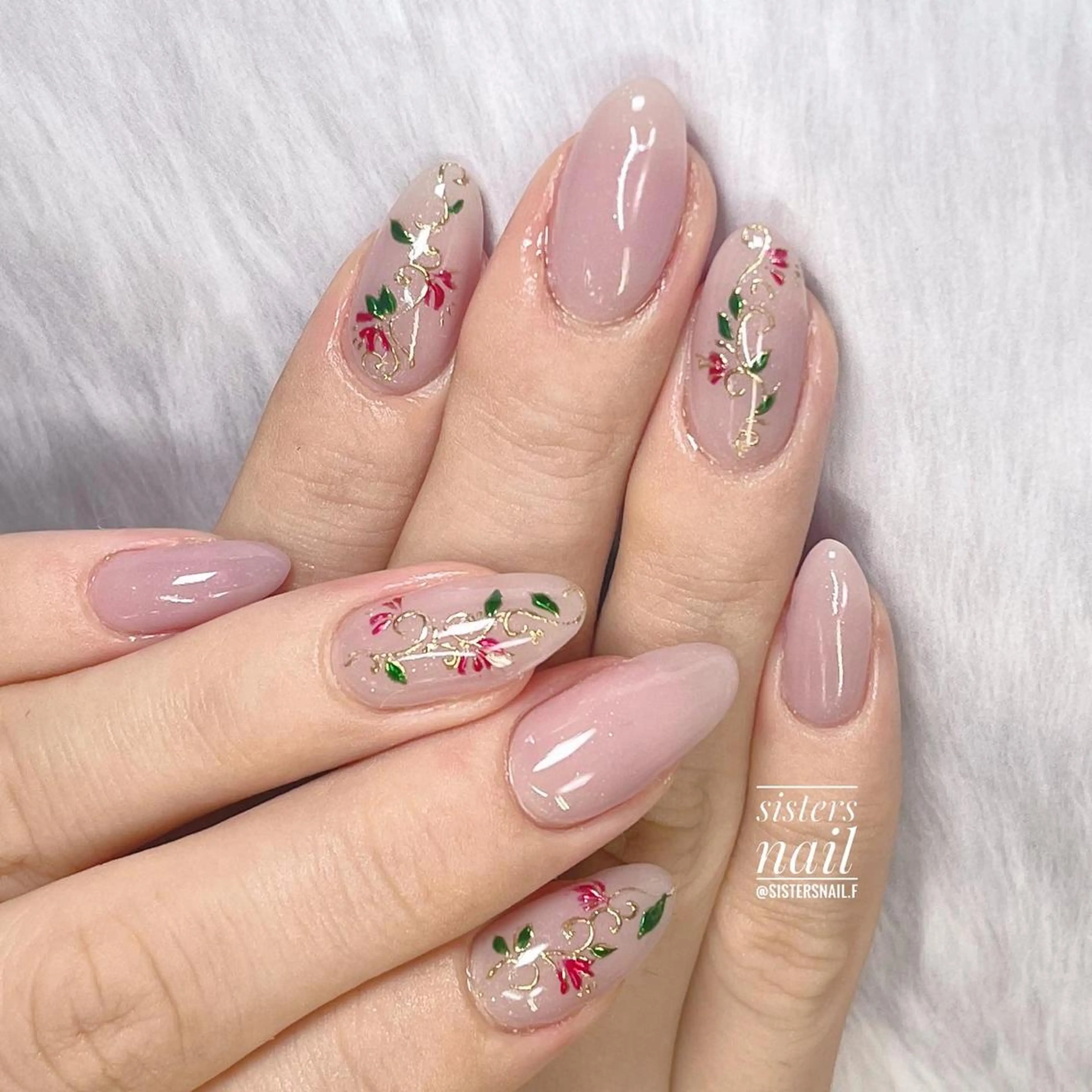 ネイル アートネイル ジェルネイル ニュアンスネイル オフィスネイル sisters nail.fのネイルデザイン