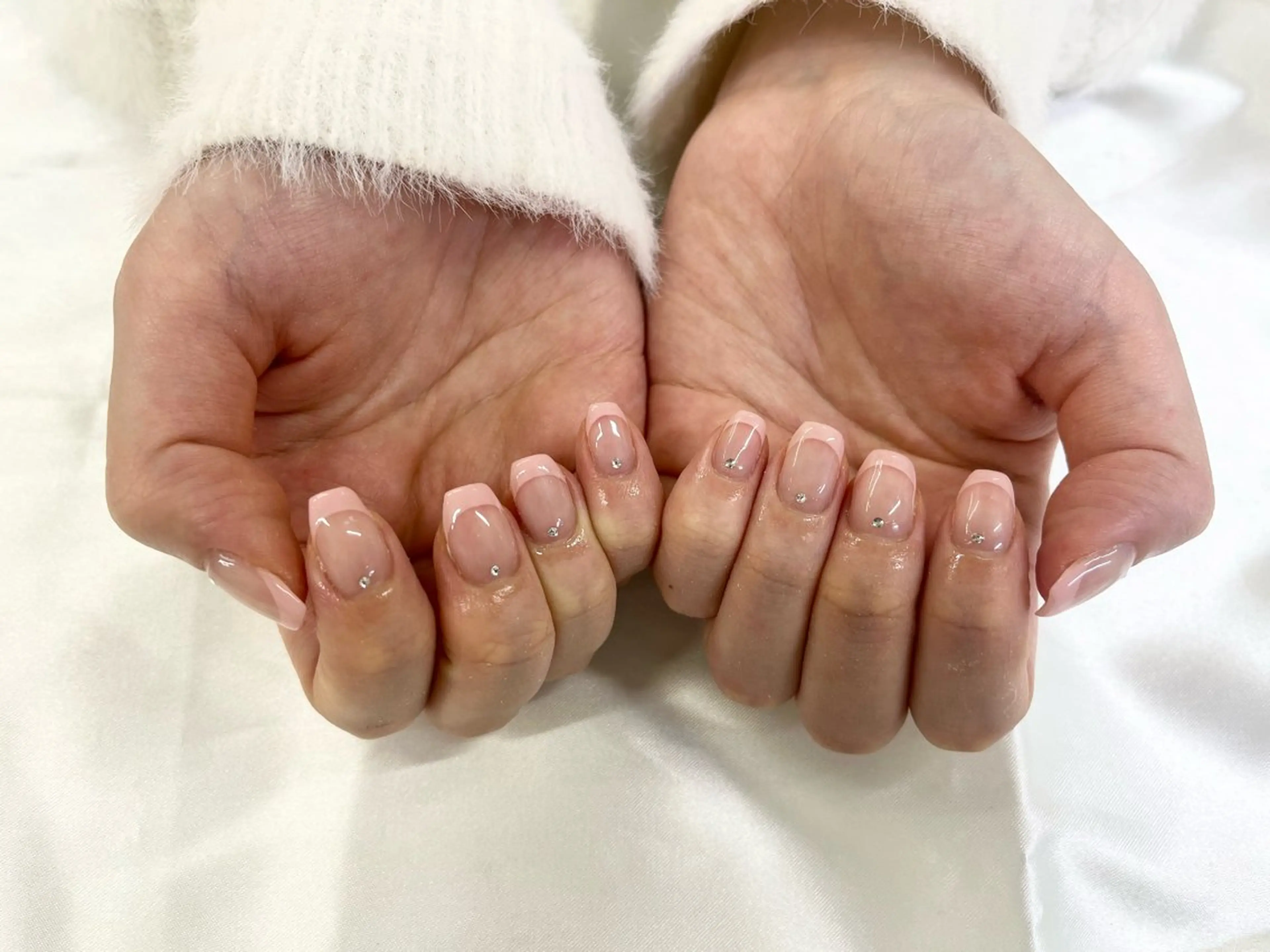 ネイル ストーンネイル ハンドネイル Alcea 倉橋のネイルデザイン