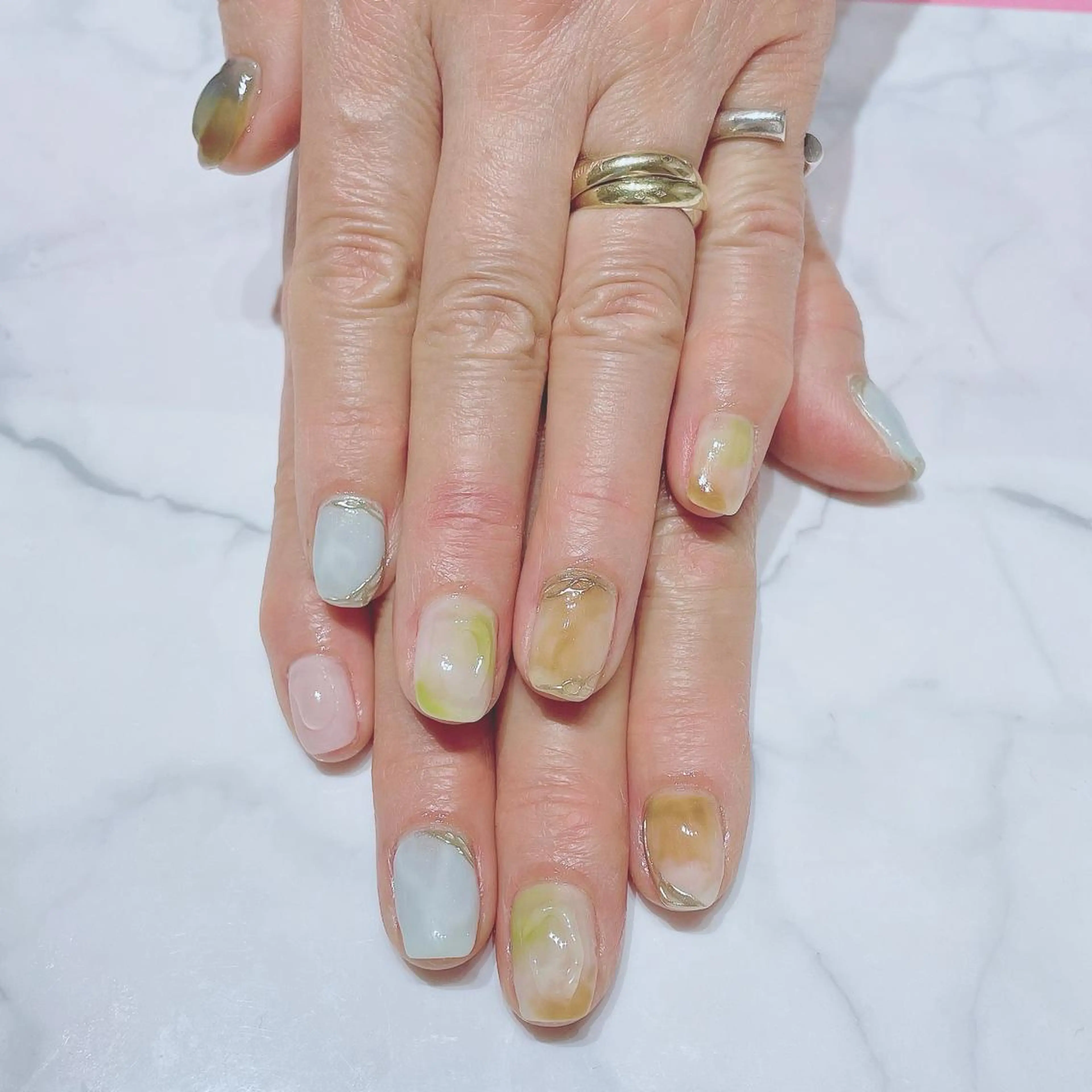 ネイル 持ち込み ネイルサロン Belleのネイルデザイン