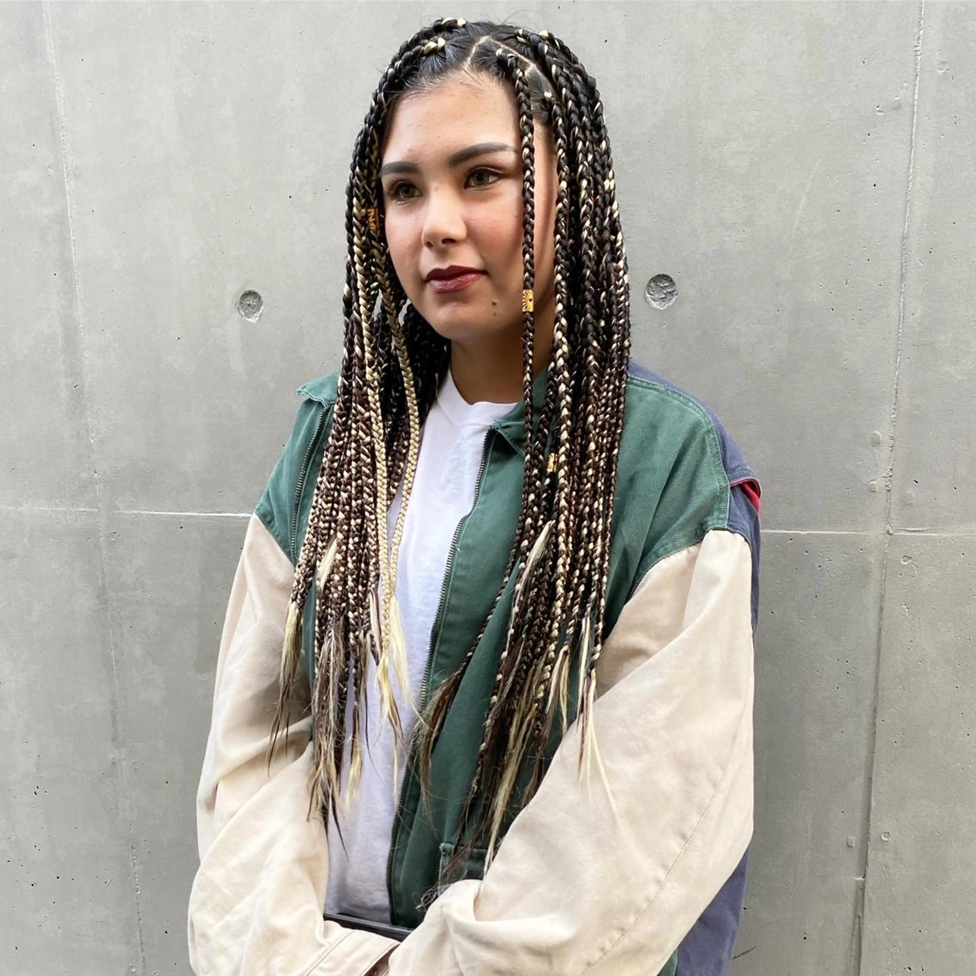 ロング カラー パーマ ヘアアレンジ メンズ キッズ ネイル マツエク・マツパ 中元 淳のヘアスタイル