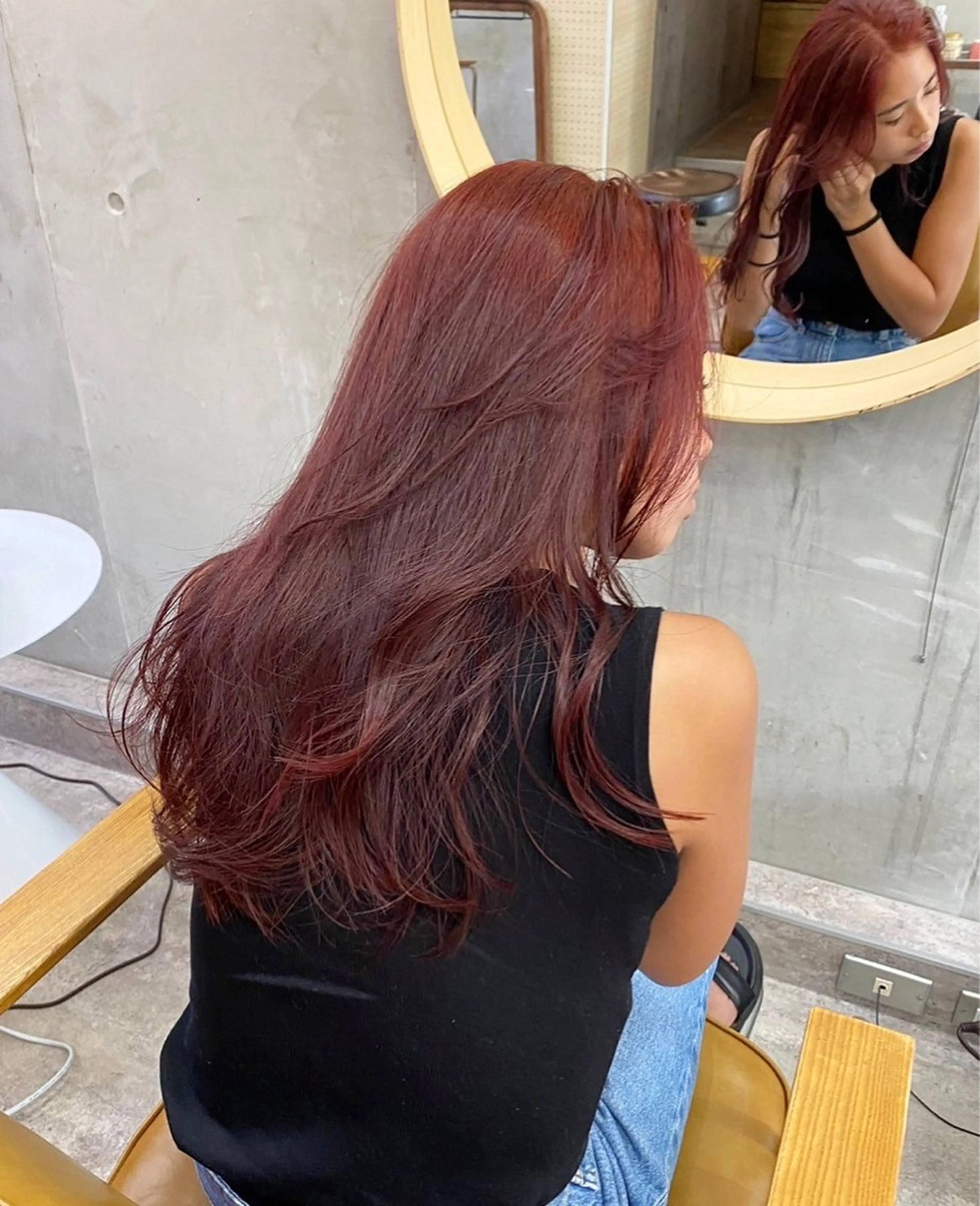 ロング カラー ベージュカラー ブリーチ ブラウンカラー ケアブリーチ 透明感カラー ヘアカラー SALT WATER所属・🫐 𝐌𝐚𝐨 🫐ボブモデル募集のヘアスタイル