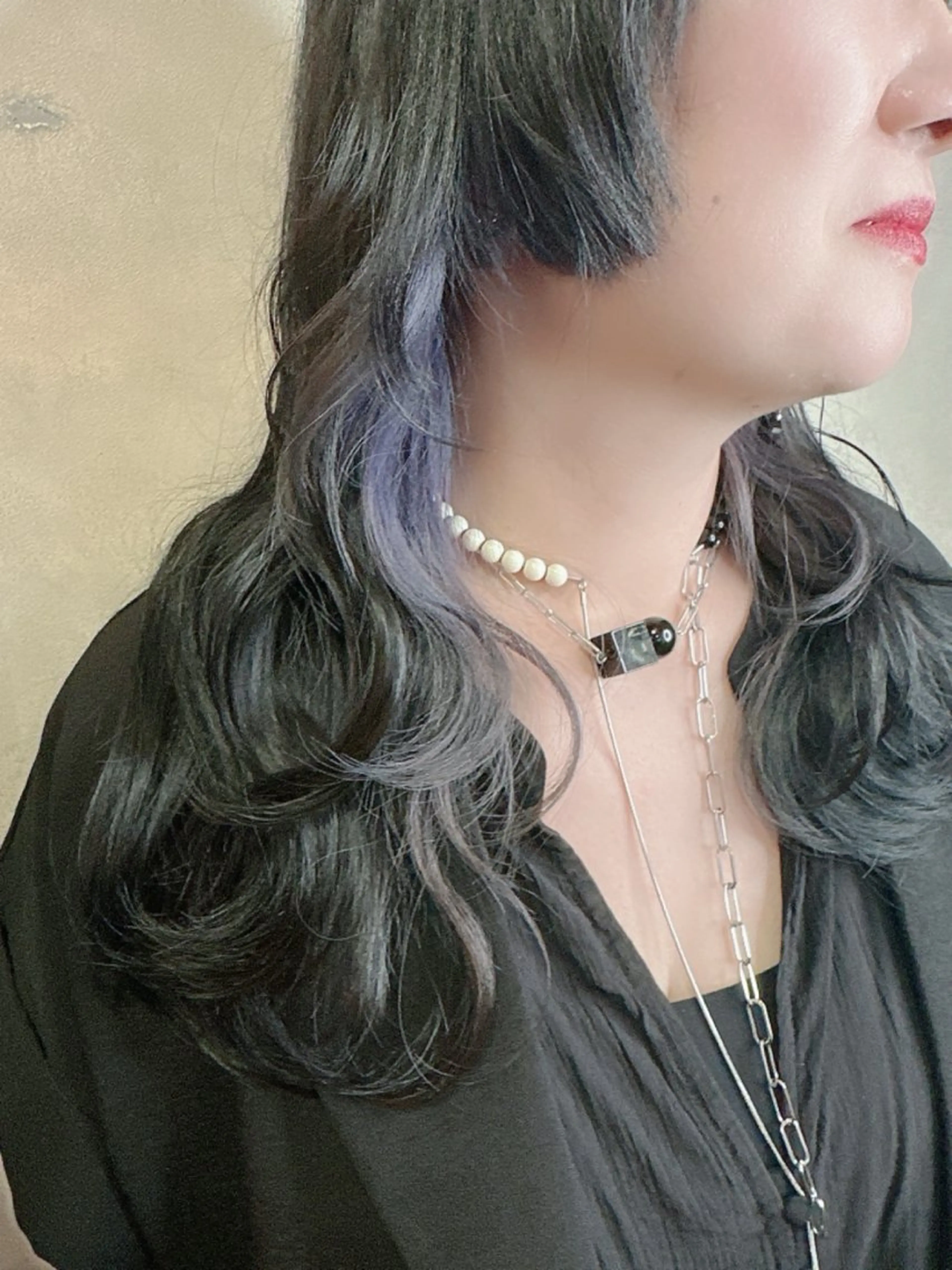 ロング カット ヘアカラー 髪質改善デザインカラ ー/ヒロイケカズマサのヘアスタイル