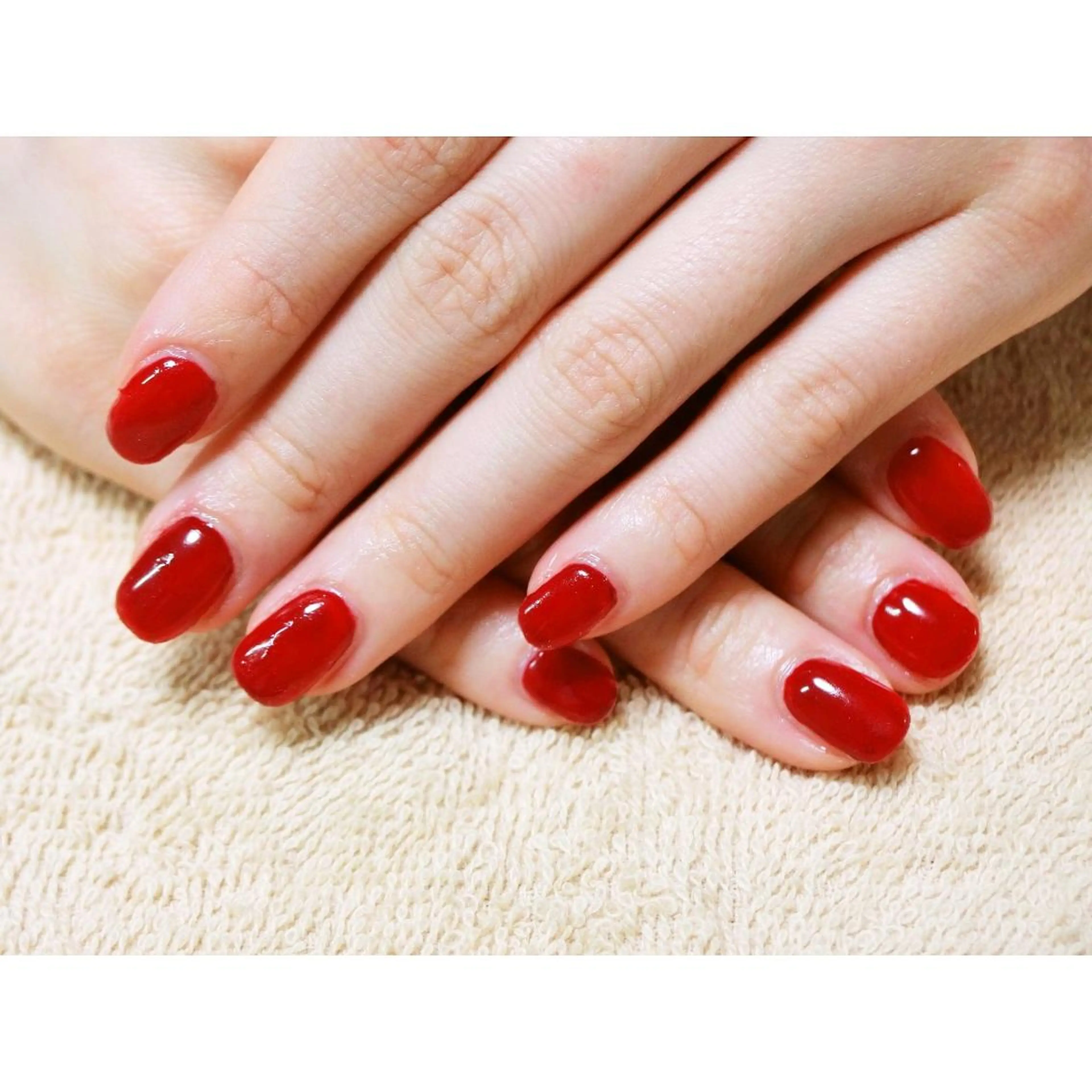 ネイル ワンカラーネイル 痛ネイル/ワンホン/ フィルイン/長さだしのネイルデザイン